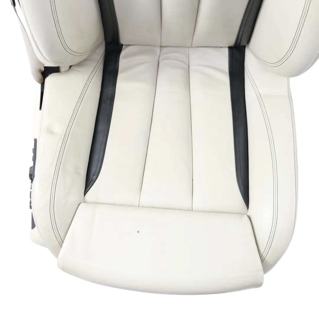 BMW F06 LCI Siège Confort Avant Droit Mémoire Chauffant Nappa Blanc Ivoire Noir - SKU 7388044-1 - Numéro de pièce 7388044