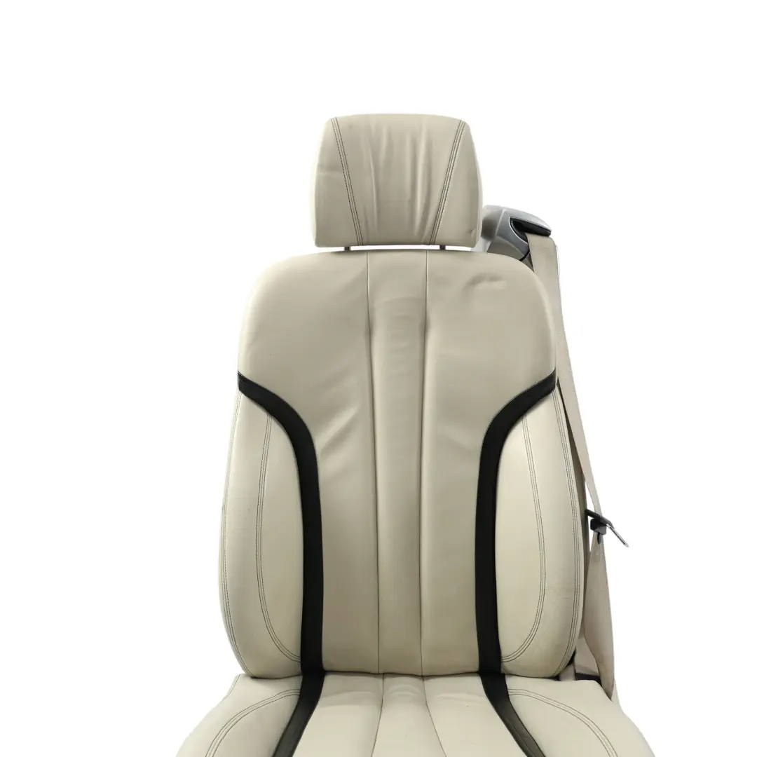 BMW F06 LCI Confort Asiento Izquierdo Memoria Calefactable Nappa Blanco Negro - SKU 7388045-1 - Número de pieza 7388045