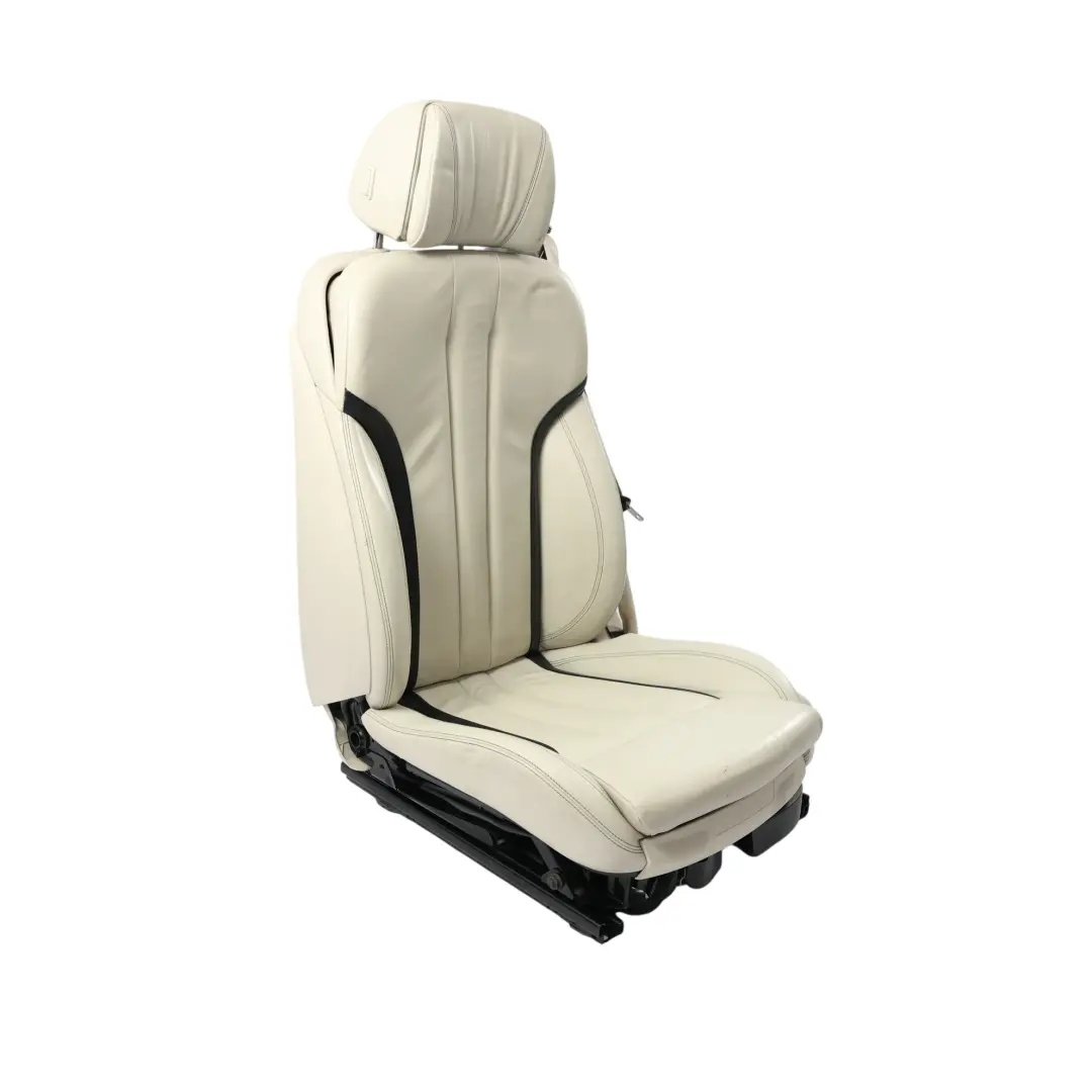 Asiento Izquierdo Memoria Calefactable Nappa Blanco Negro para BMW F06 LCI Confort con número de pieza 7388045 BMW F06 LCI Confort Asiento Izquierdo Memoria Calefactable Nappa Blanco Negro - SKU 7388045-1 - Número de pieza 7388045