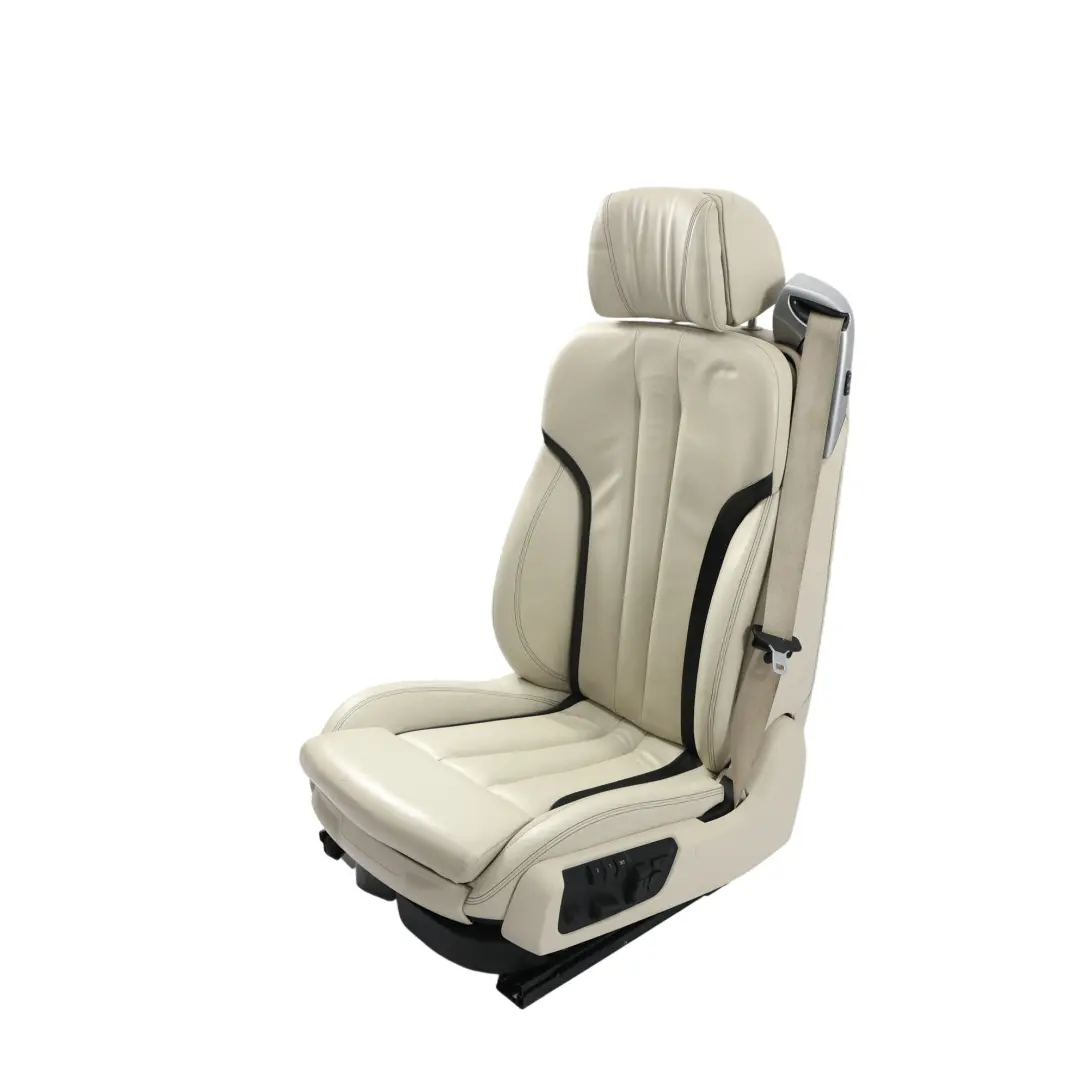 BMW F06 LCI Komfortsitz Vorne Links Memory Beheizt Nappa Elfenbein Weiß Schwarz - SKU 7388045-1 - Teilenummer 7388045