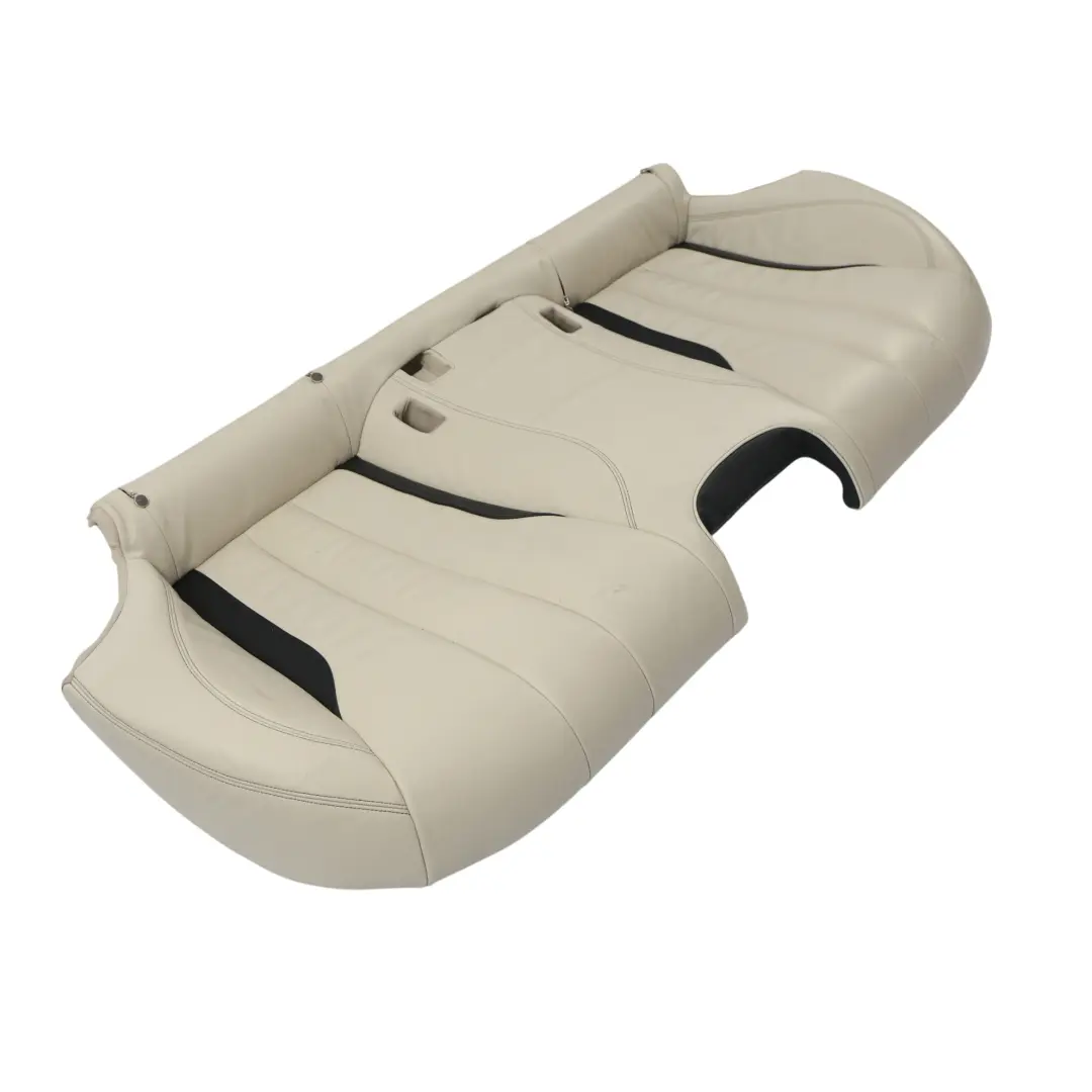 Bench Interior Leather Nappa Ivory White Black to BMW F06 Gran Coupe Rear Seat with Part number 7388292 BMW F06 Gran Coupe Rear Seat Bench Interior Leather Nappa Ivory White Black - SKU 7388292 - Part number 7388292