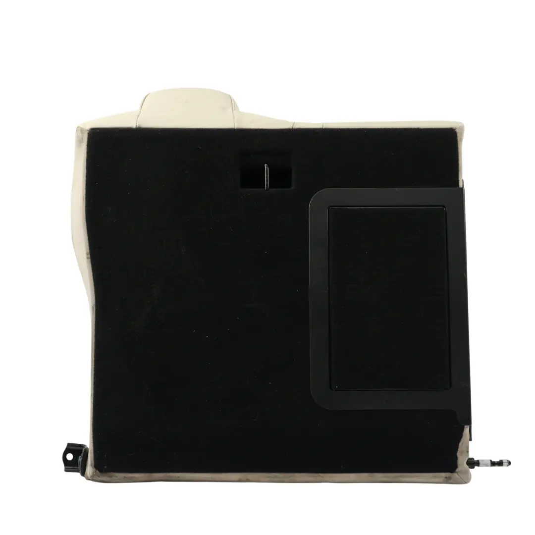 BMW F06 Interno Schienale Sedile Posteriore Centro Sinistro Pelle Bianco Nero - SKU 7388299 - Numero di parte 7388299