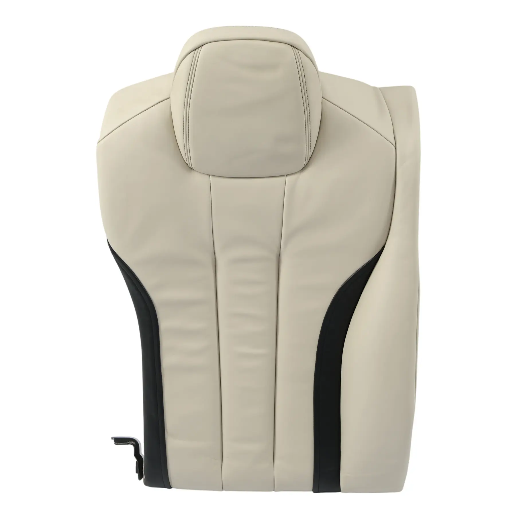 BMW F06 Asiento Trasero Respaldo Derecha Cuero Marfil Blanco Negro 7388301