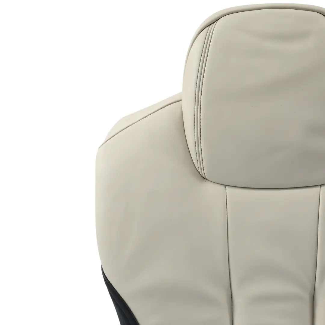 BMW F06 Asiento Trasero Respaldo Derecha Cuero Marfil Blanco Negro - SKU 7388301 - Número de pieza 7388301
