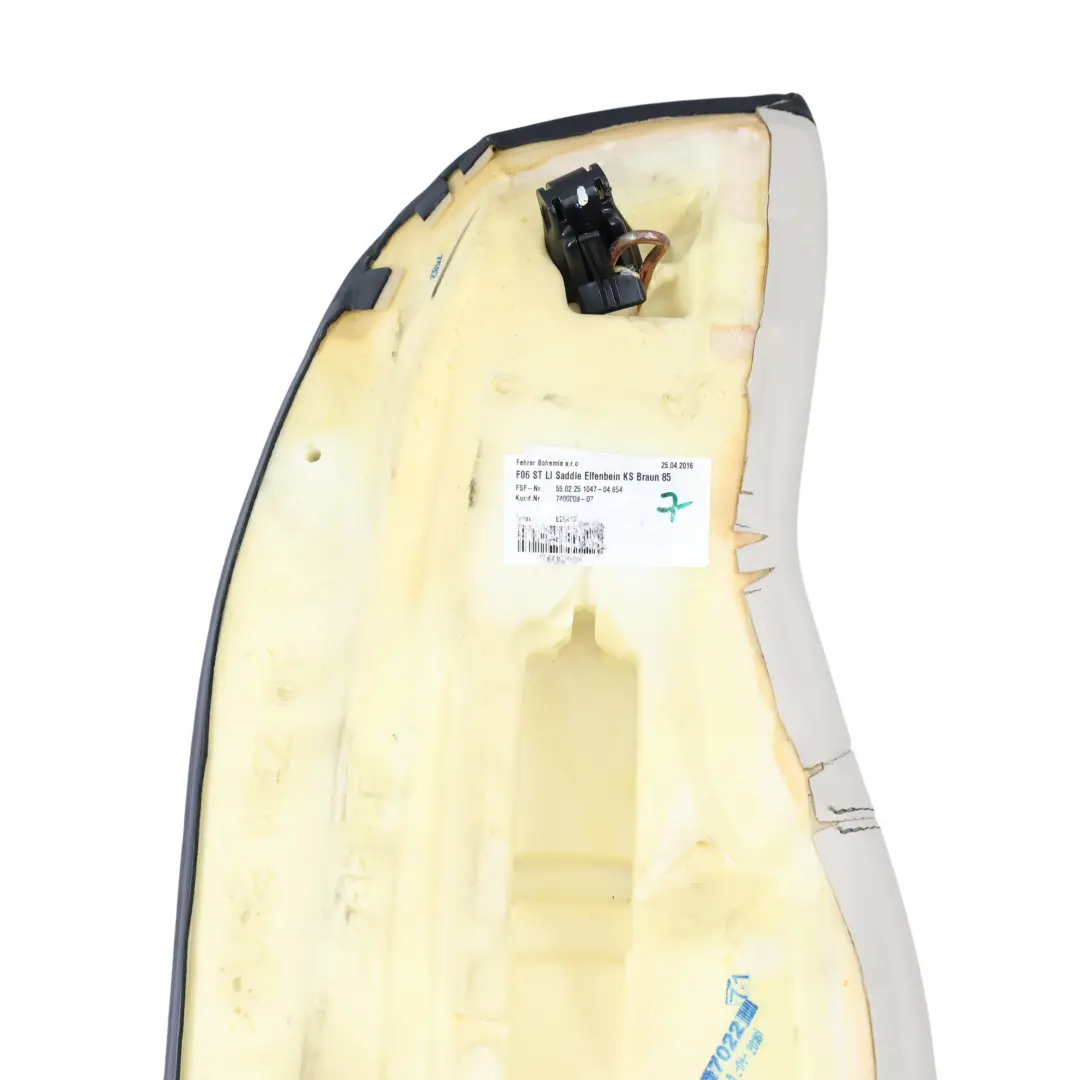 Sofa Couch Side Finisher Leather Left N/S to BMW F06 Rear Seat with Part number 7400009 BMW F06 Rear Seat Sofa Couch Side Finisher Leather Left N/S - SKU 7400009 - Part number 7400009