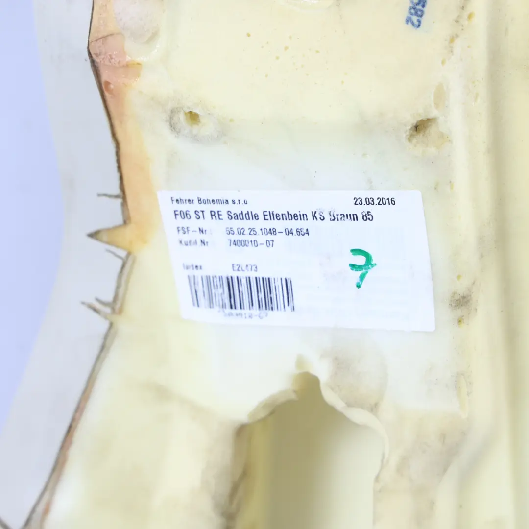 Sofa Couch Side Finisher Leather Right O/S to BMW F06 Rear Seat with Part number 7400010 BMW F06 Rear Seat Sofa Couch Side Finisher Leather Right O/S - SKU 7400010 - Part number 7400010