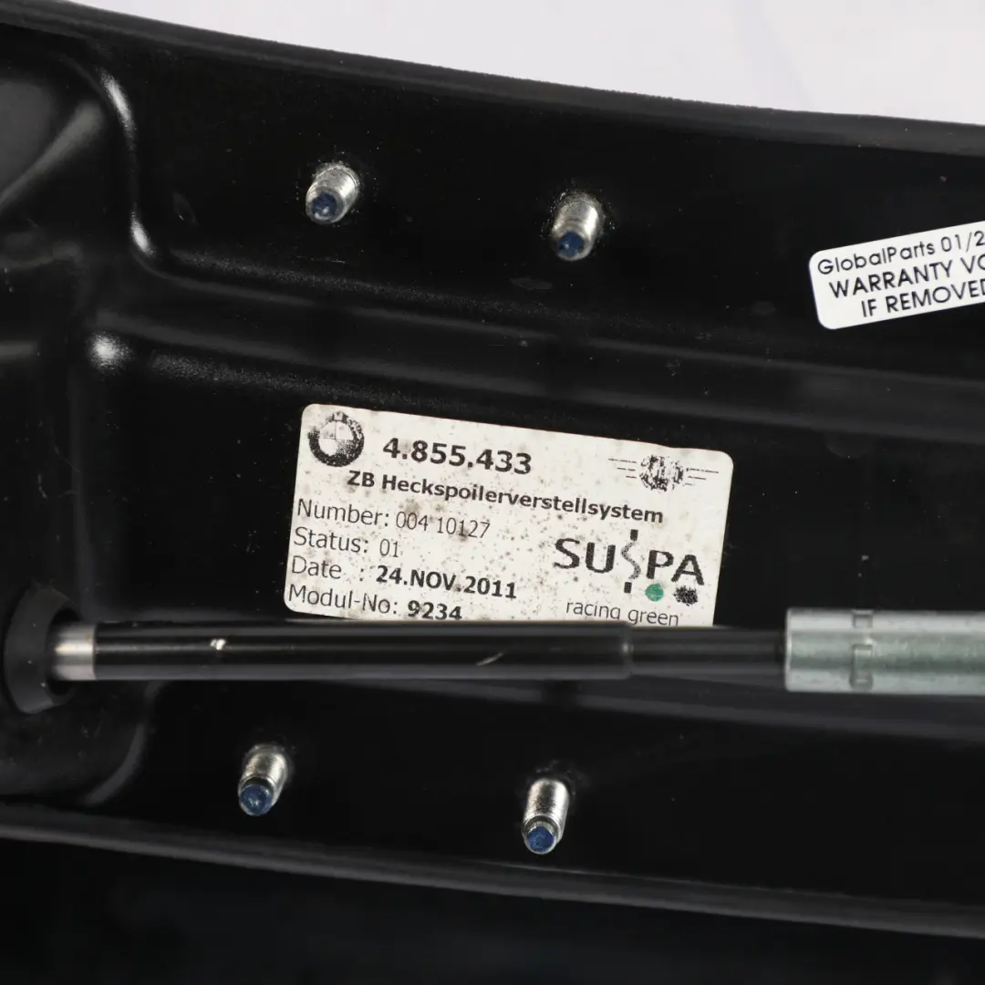 Spoiler British Racing Green II Metallic B22 to Mini Coupe R58 Rear Electric Active with Part number 7400288 Mini Coupe R58 Rear Electric Active Spoiler British Racing Green II Metallic B22 - SKU 7400288-BRGII - Part number 7400288