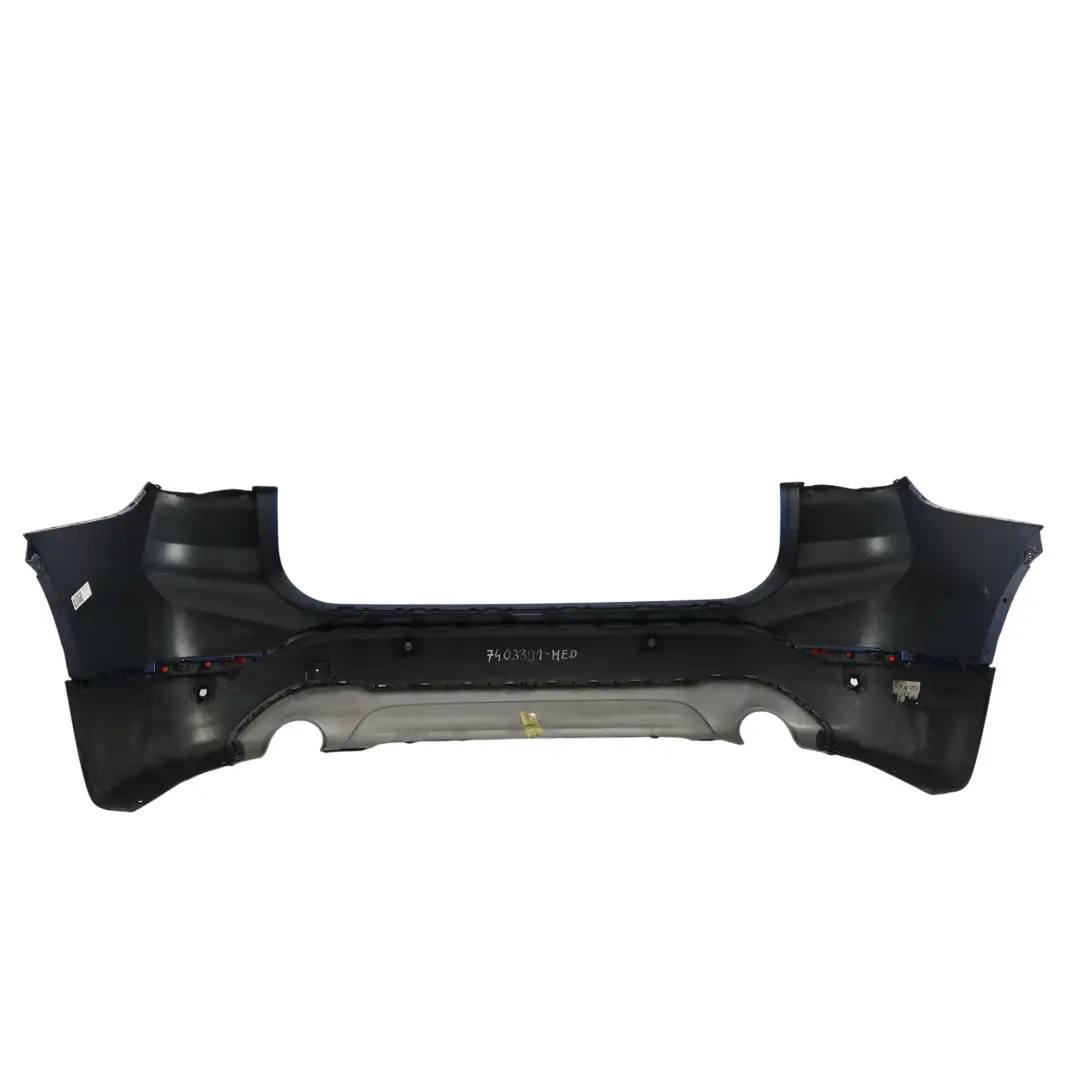BMW X1 F48 Rear Bumper Trim Panel Cover PDC Mediterranean Blue Metallic - C10 - SKU 7403391-MED - Part number 7403391