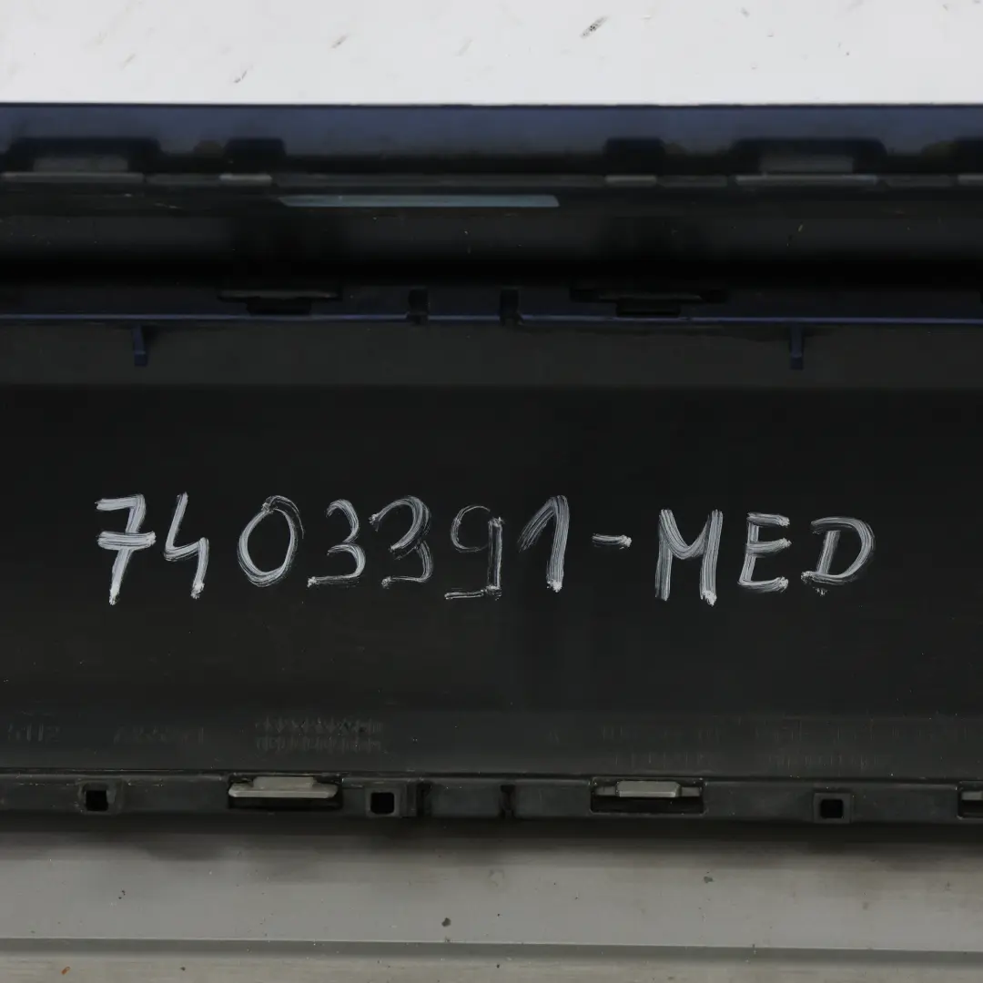 BMW X1 F48 Zderzak Tylny PDC Mediterranean Blue Niebieski Metalik - C10 - SKU 7403391-MED - Numer Części 7403391