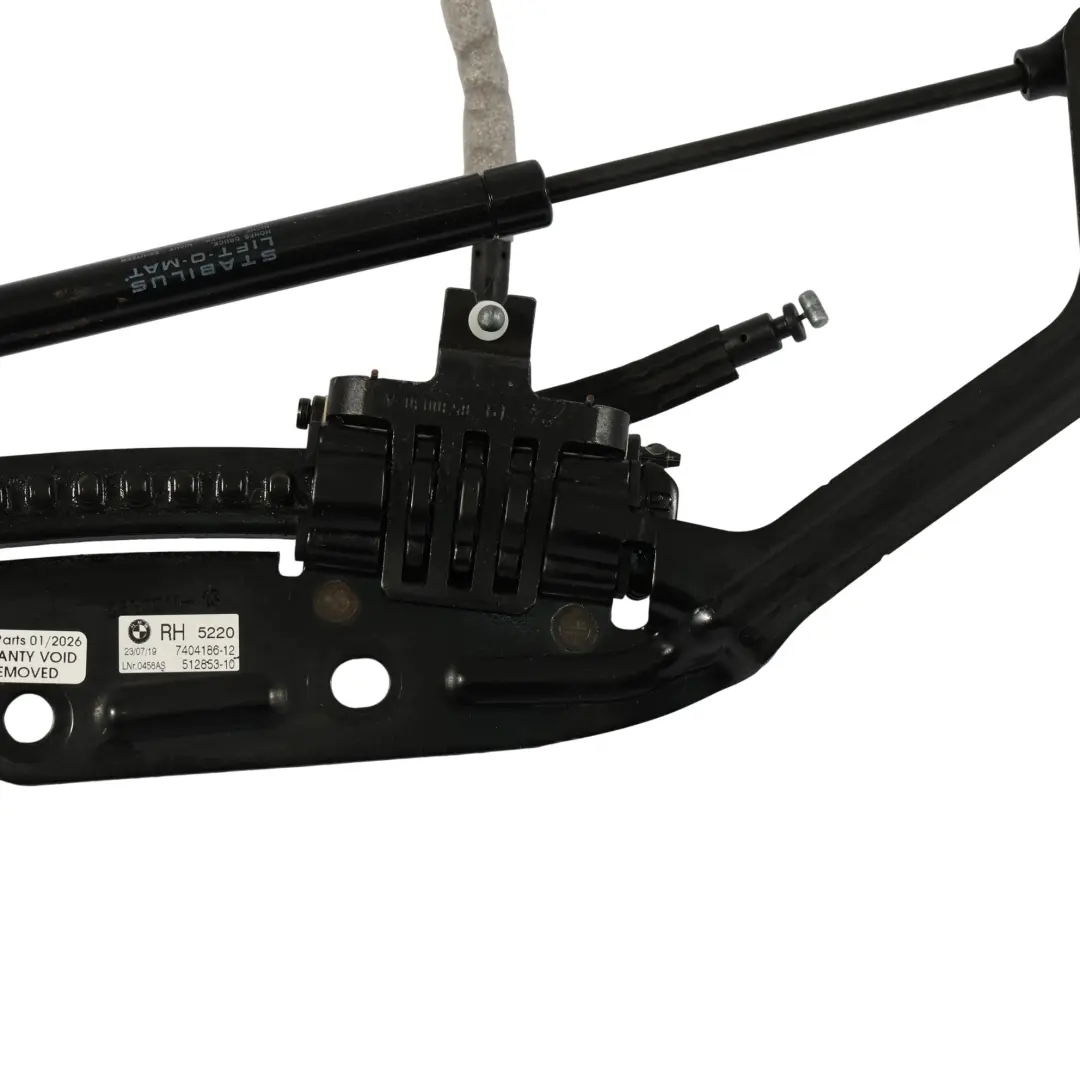 Mecanismo Ajuste Respaldo Asiento Trasero Derecho para BMW G01 G08 F97 LCI con número de pieza 7404186 BMW G01 G08 F97 LCI Mecanismo Ajuste Respaldo Asiento Trasero Derecho - SKU 7404186 - Número de pieza 7404186