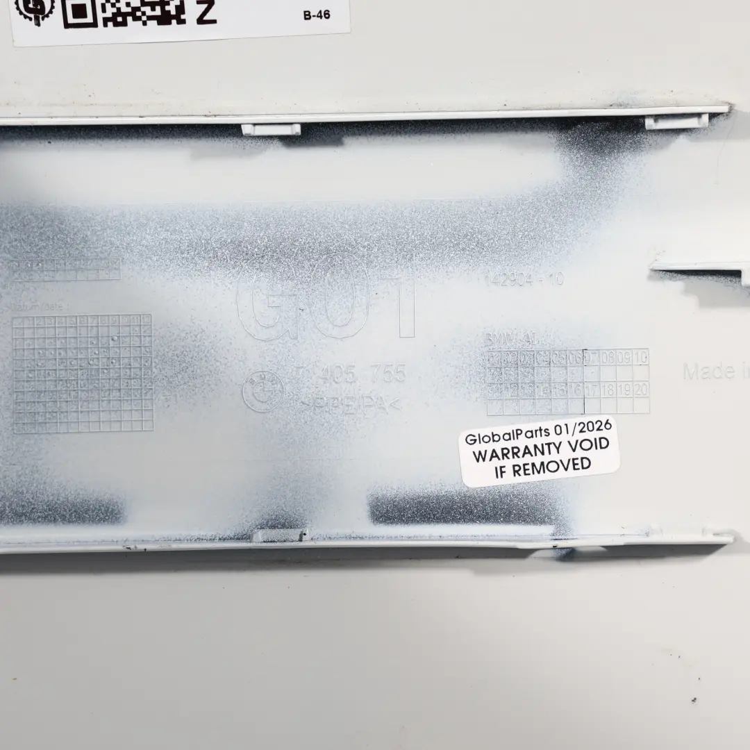 Couvercle Trappe Carburant Alpinweiss 3 - 300 pour BMW X3 G01 F97 M à propos du numéro de pièce 7405755 BMW X3 G01 F97 M Couvercle Trappe Carburant Alpinweiss 3 - 300 - SKU 7405755-AW - Numéro de pièce 7405755