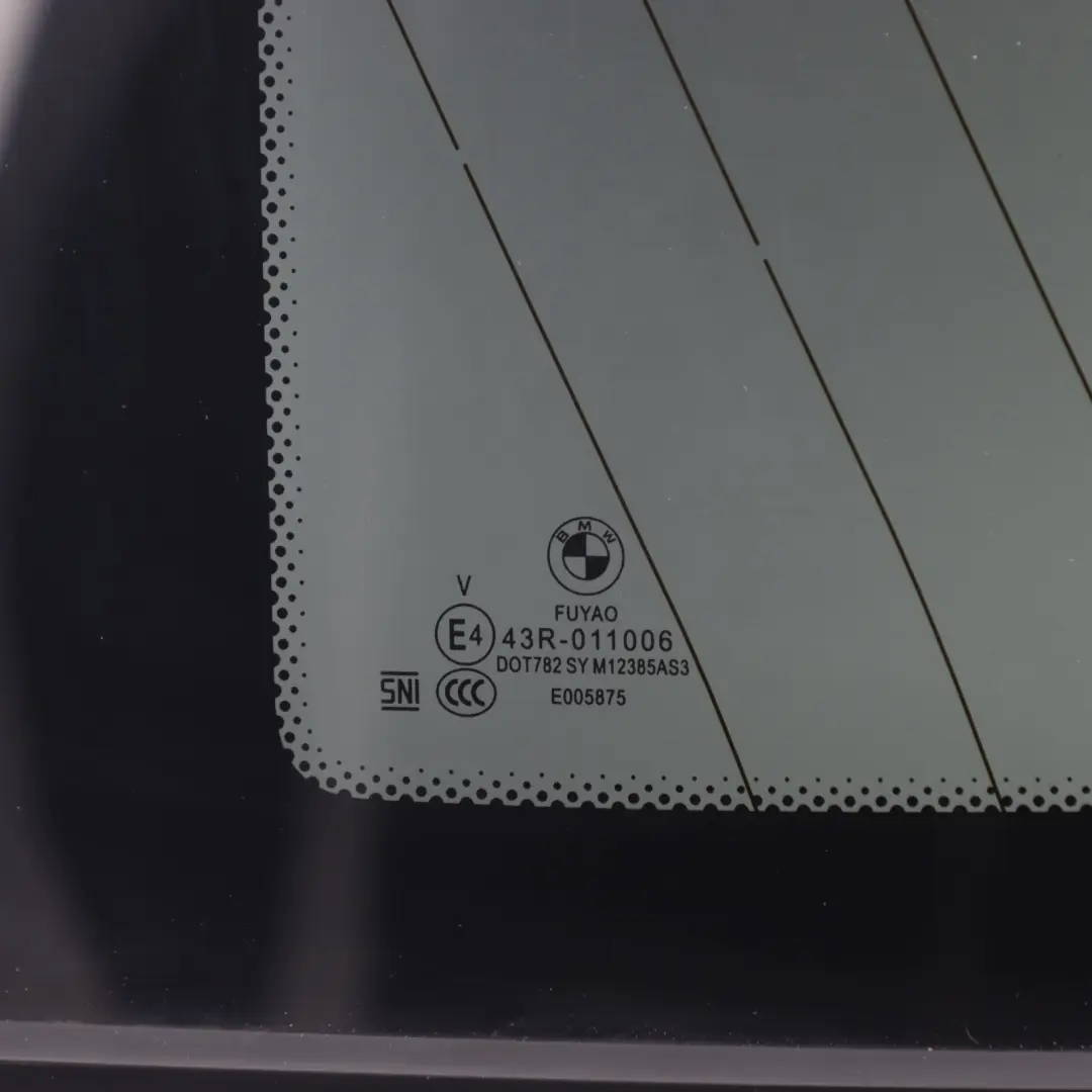 BMW X3 M F97 G01 Window Glass Rear Left N/S Door Quarter Tinted AS3 - SKU 7410067 - Part number 7410067