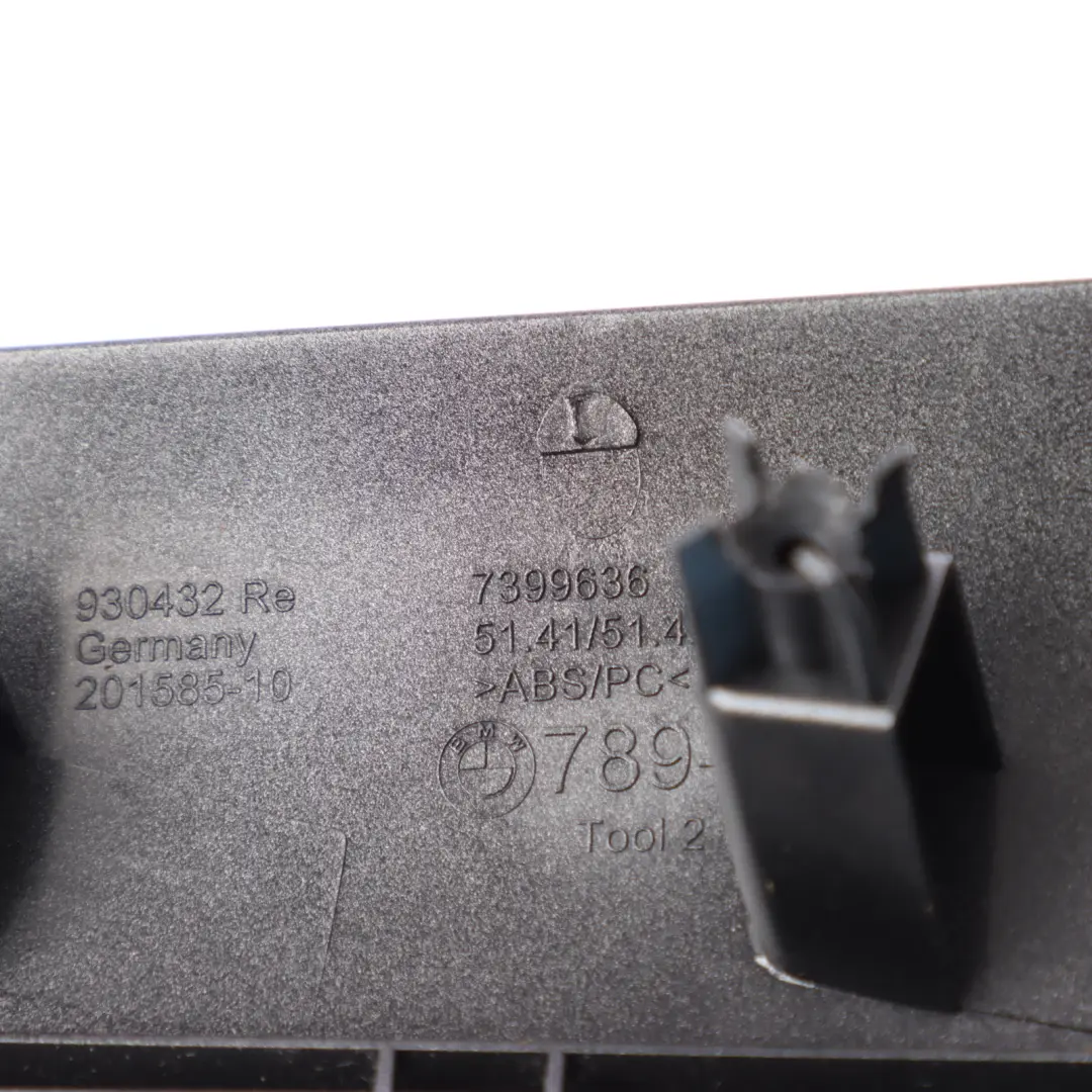 BMW F48 F48 LCI Decor Strip Trim Cover Rear Door Handle Panel Right O/S - SKU 7410956 - Part number 7410956