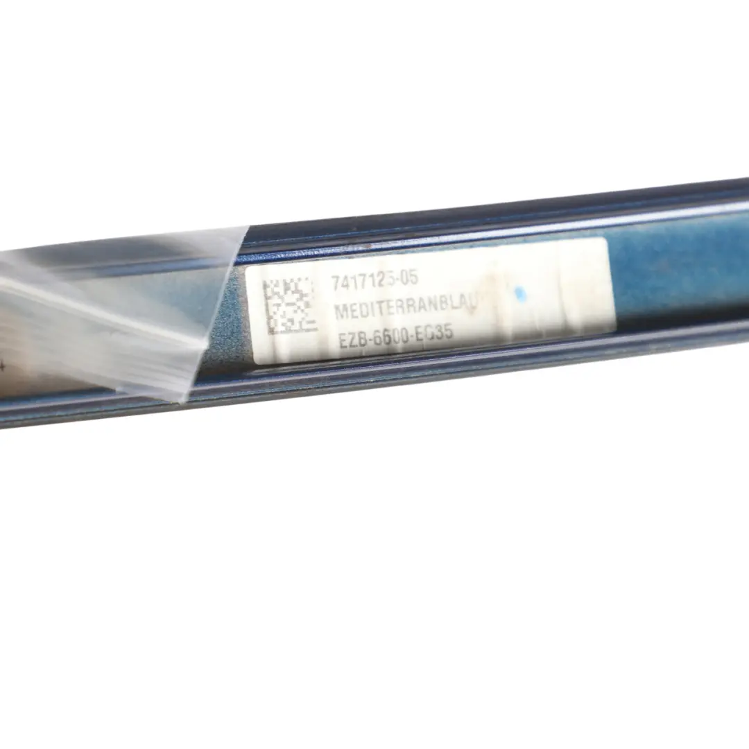 BMW F30 Roof Trim Strip Cover Left N/S Mediterranean Blue Metallic-C10 - SKU 7417125-MED - Part number 7417125