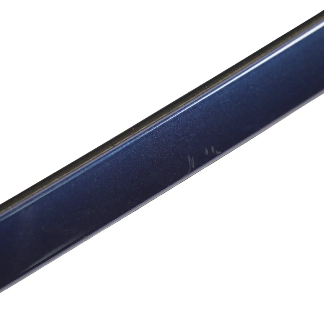 Roof Trim Strip Cover Left N/S Mediterranean Blue Metallic-C10 to BMW F30 with Part number 7417125 BMW F30 Roof Trim Strip Cover Left N/S Mediterranean Blue Metallic-C10 - SKU 7417125-MED - Part number 7417125