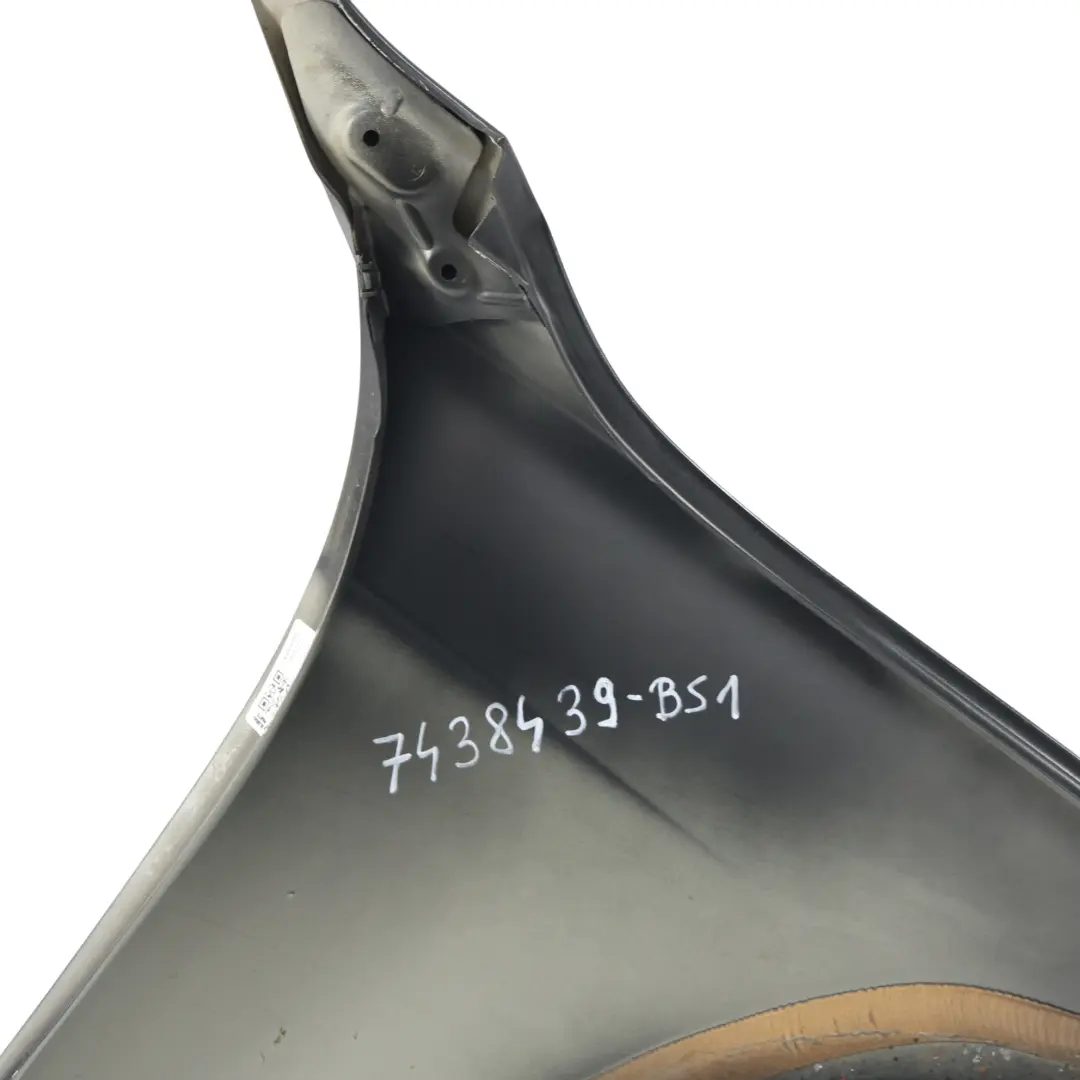 BMW F30 Seitenkotflügel Kotflügel F31 vorne links Black Sapphire Schwarz - 475 - SKU 7438439-BS1 - Teilenummer 7438439