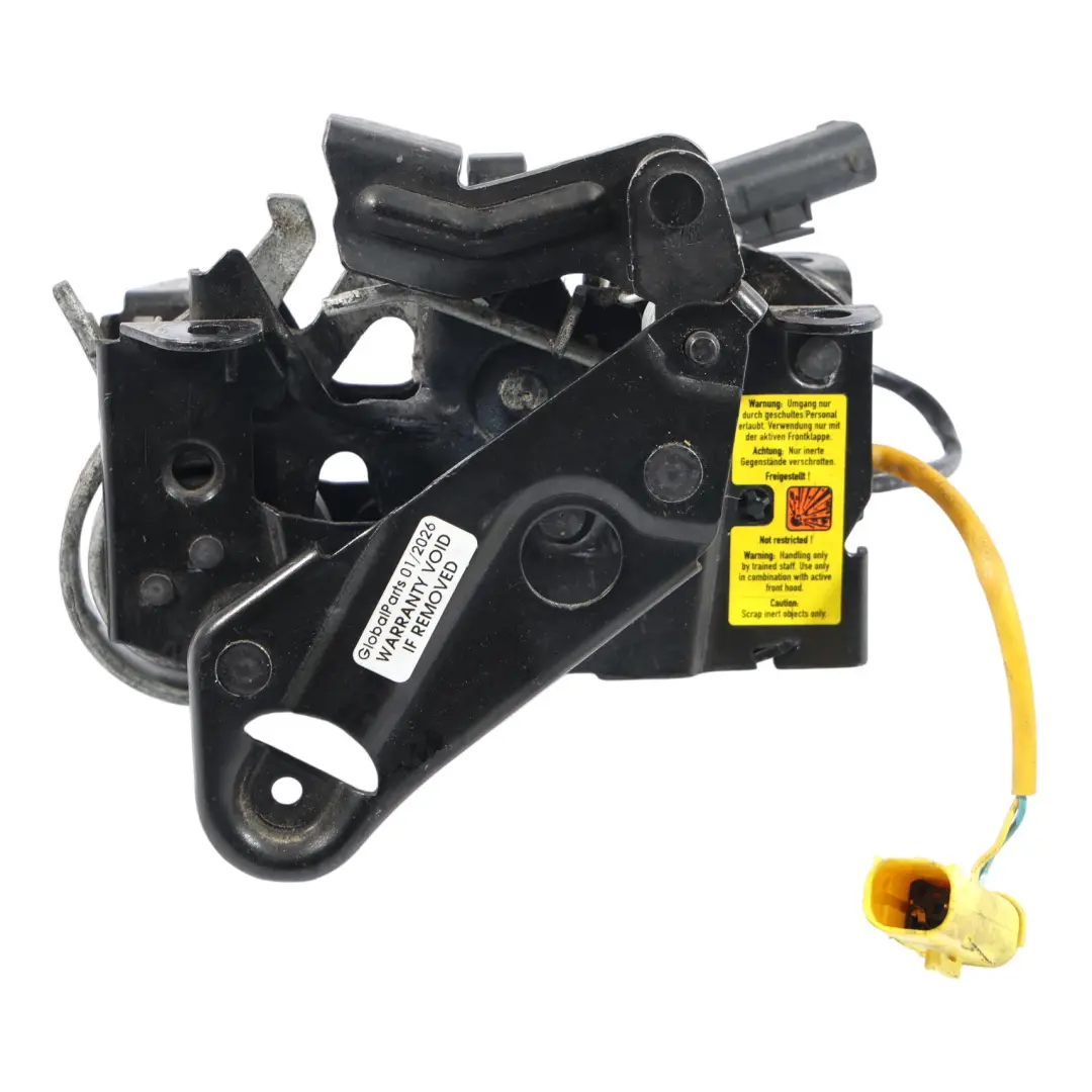 Bonnet Lock Latch Left N/S Active Pedestrian Protection to BMW F10 with Part number 7458149 BMW F10 Bonnet Lock Latch Left N/S Active Pedestrian Protection - SKU 7458149-1 - Part number 7458149
