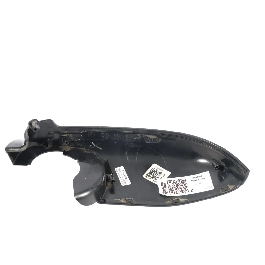 Espejo Retrovisor Carcasa Inferior Tapa Derecha para BMW G01 G02 G05 G06 con número de pieza 7468244 BMW G01 G02 G05 G06 Espejo Retrovisor Carcasa Inferior Tapa Derecha - SKU 7468244 - Número de pieza 7468244