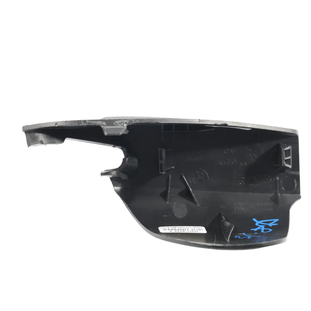 Cubre Asiento Exterior Negro Delantero Izquierdo para BMW G01 G02 G20 G21 G26 con número de pieza 7469675 BMW G01 G02 G20 G21 G26 Cubre Asiento Exterior Negro Delantero Izquierdo - SKU 7469675 - Número de pieza 7469675