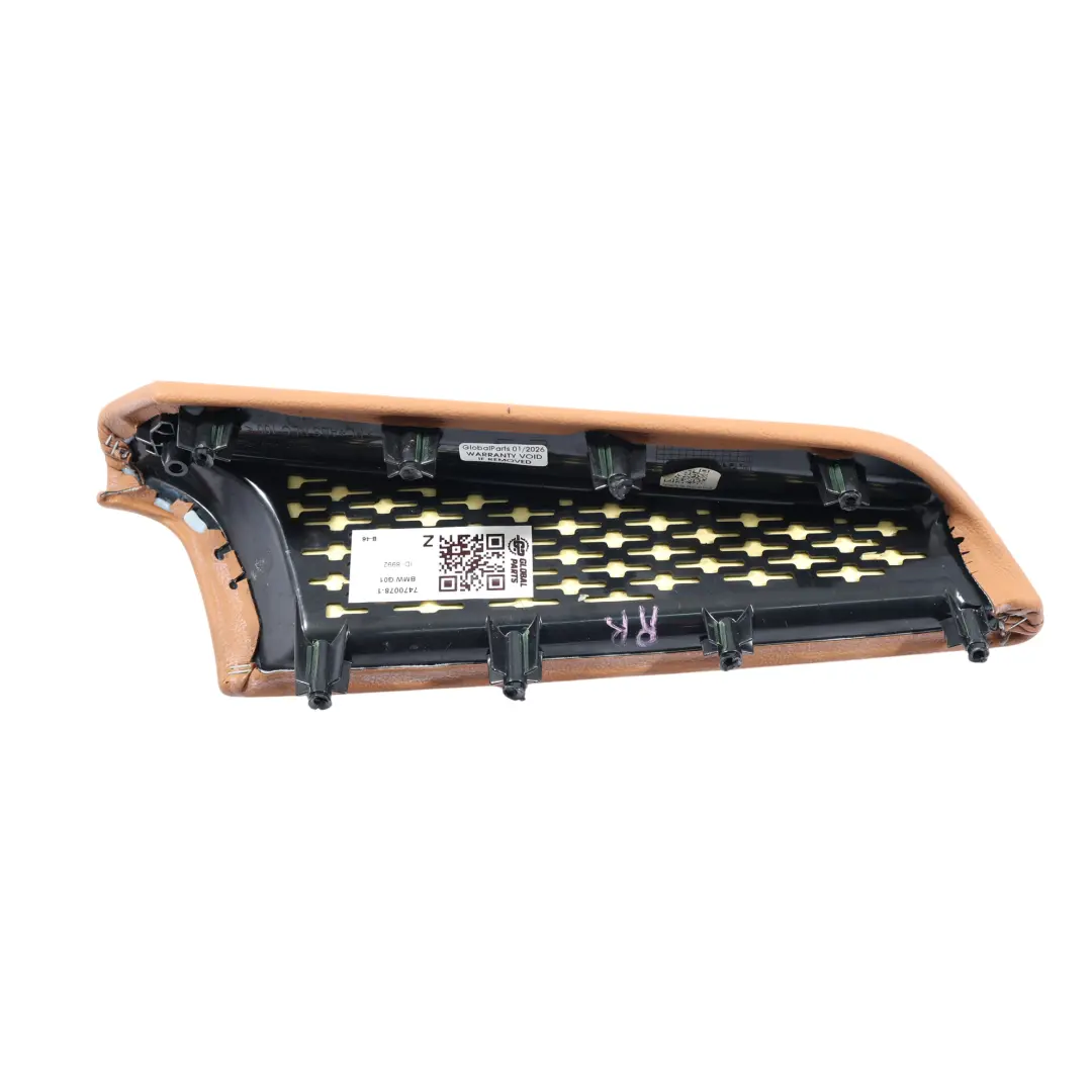 BMW X3 G01 X4 G02 Bracciolo Porta Cognac Anteriore Posteriore Destra - SKU 7470078-1 - Numero di parte 7470078