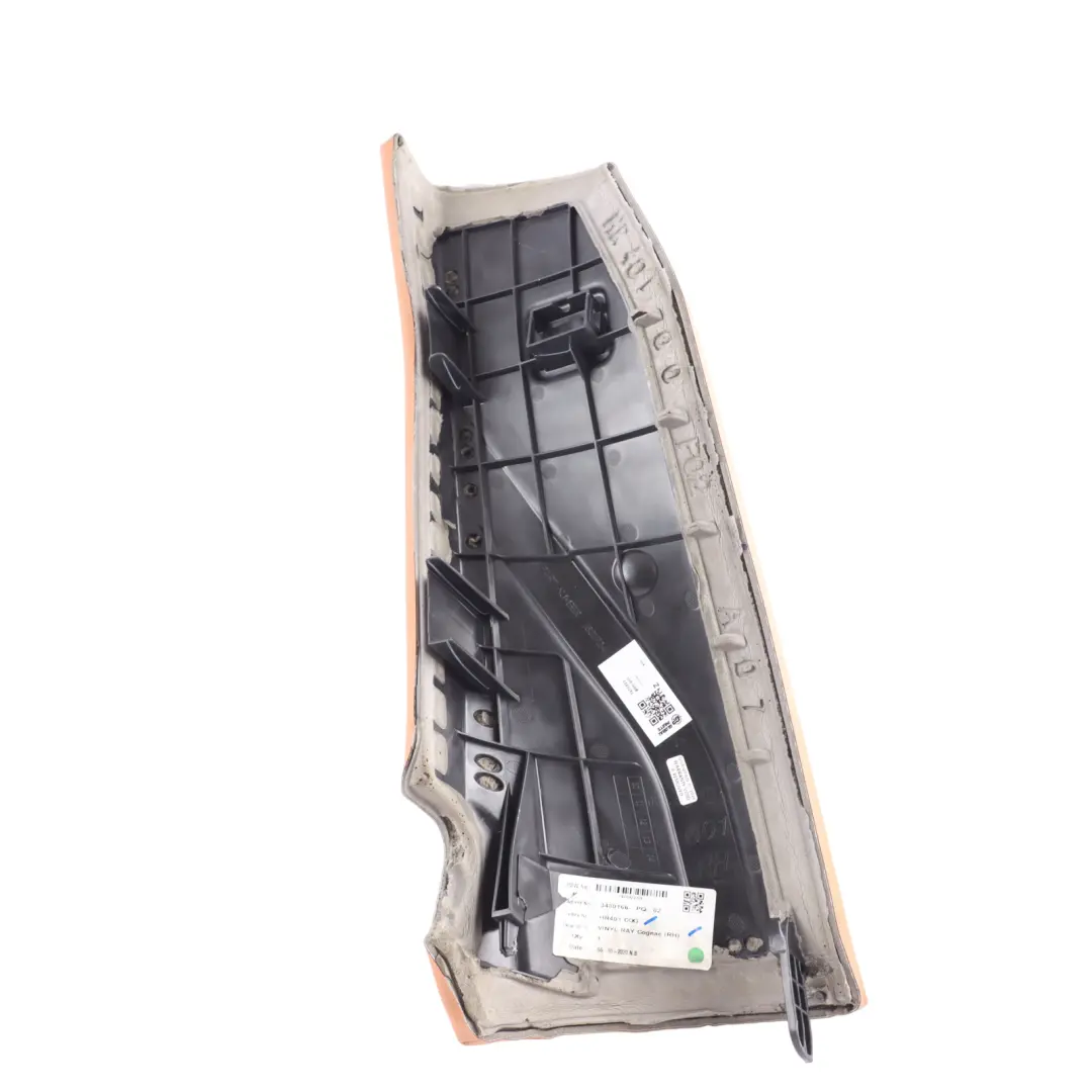 Backrest Right O/S Side Finisher Leather Vernasca Cognac to BMW X3 G01 Rear Seat with Part number 7470922 BMW X3 G01 Rear Seat Backrest Right O/S Side Finisher Leather Vernasca Cognac - SKU 7470922 - Part number 7470922