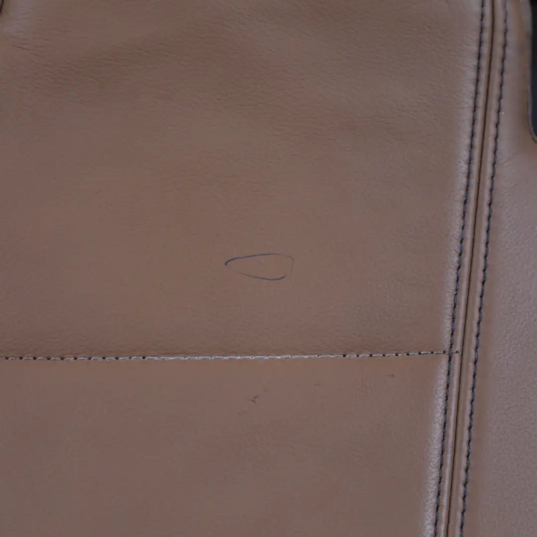 BMW X3 G01 Seat Bench Rear Couch Sofa Covering Cognac Leather Vernasca - SKU 7472904 - Part number 7472904