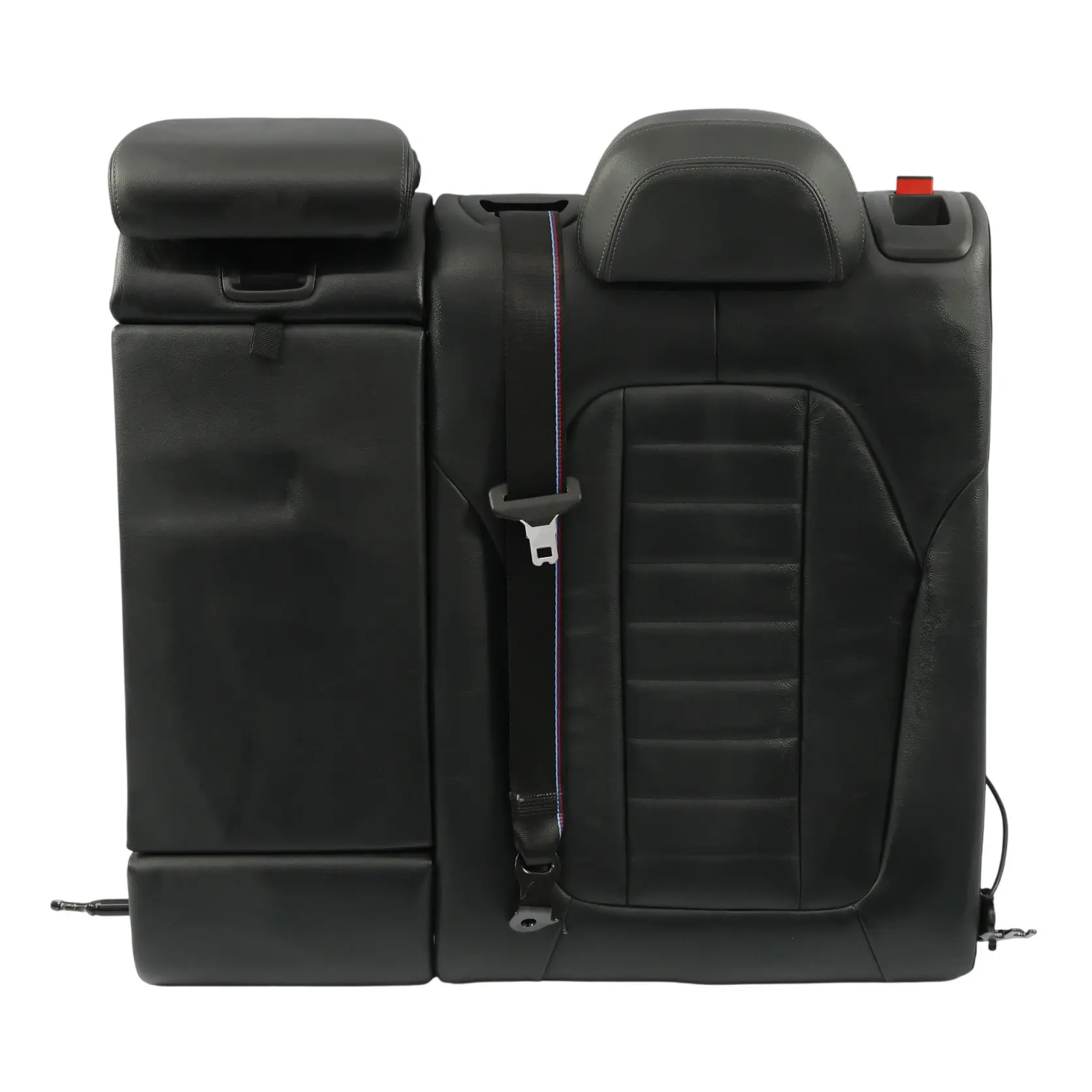 BMW G01 Rear Seat Backrest Left N/S Bench Back Cover Leather Vernasca Black