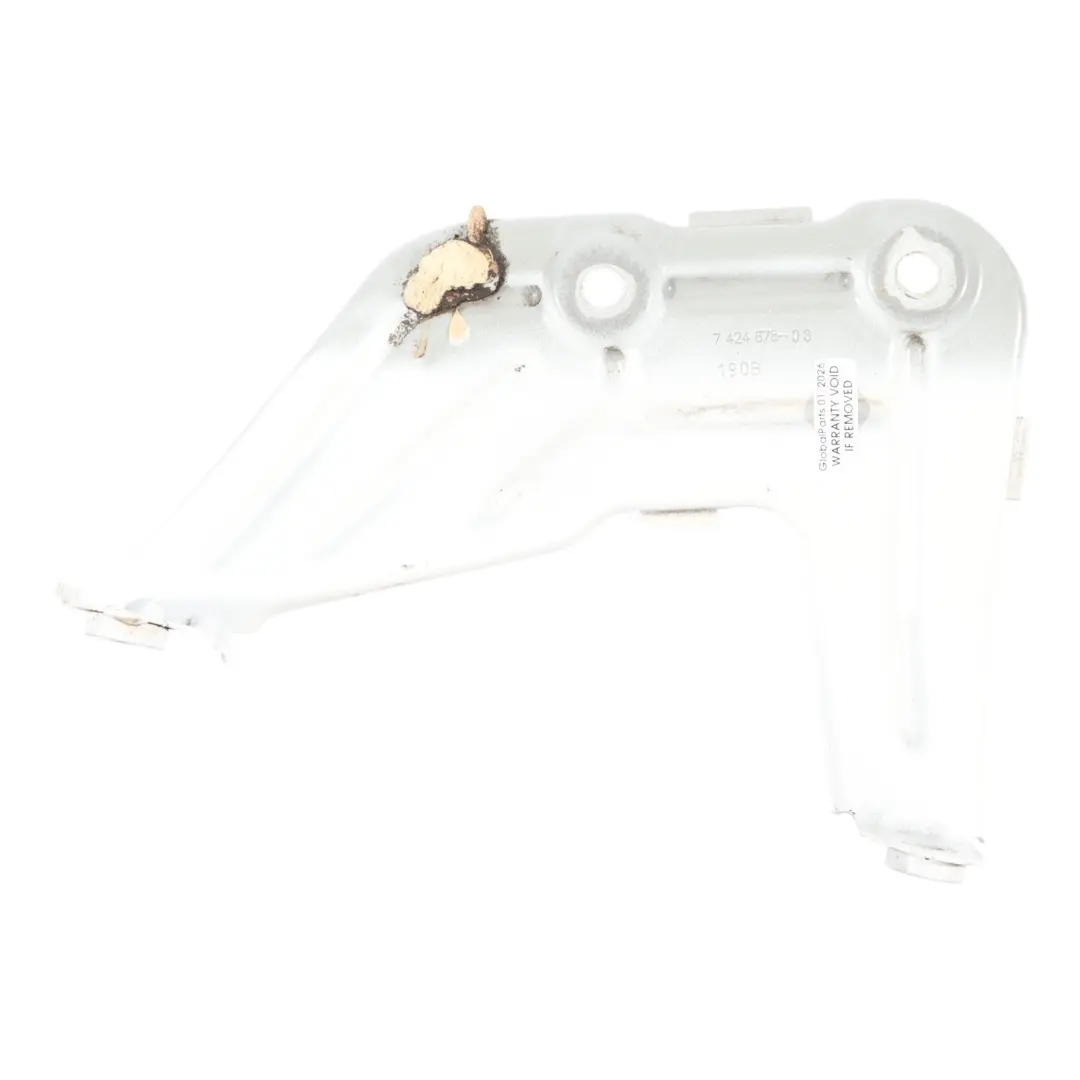 Front Side Panel Fender Bracket Holder Left N/S Alpinweiss 3 - 300 to BMW X3 G01 with Part number 7475804 BMW X3 G01 Front Side Panel Fender Bracket Holder Left N/S Alpinweiss 3 - 300 - SKU 7475804-AW - Part number 7475804