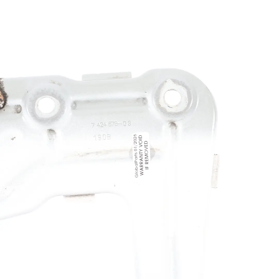 Front Side Panel Fender Bracket Holder Left N/S Alpinweiss 3 - 300 to BMW X3 G01 with Part number 7475804 BMW X3 G01 Front Side Panel Fender Bracket Holder Left N/S Alpinweiss 3 - 300 - SKU 7475804-AW - Part number 7475804