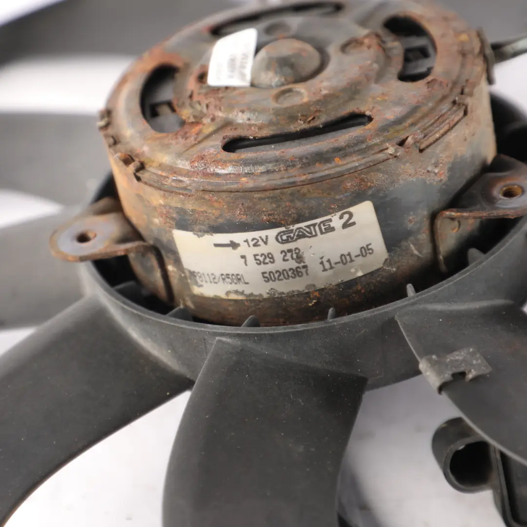 Cooling Radiator Fan 300W to Mini Cooper R50 R52 R53 Engine with Part number 7529272 Mini Cooper R50 R52 R53 Engine Cooling Radiator Fan 300W - SKU 7529272-3 - Part number 7529272