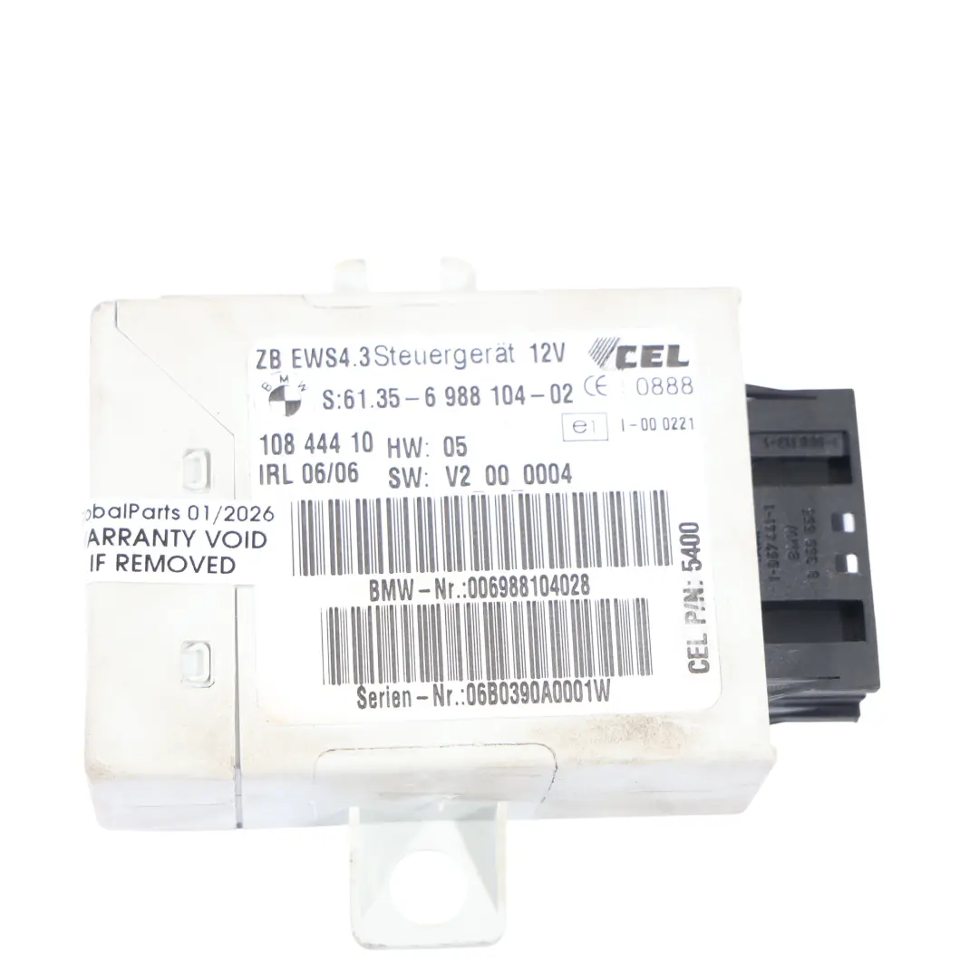 BMW Z4 E85 2.0i N46 150KM Sterownik Silnika DME ECU Zestaw Manual - SKU 7561834-23 - Numer Części 7561834