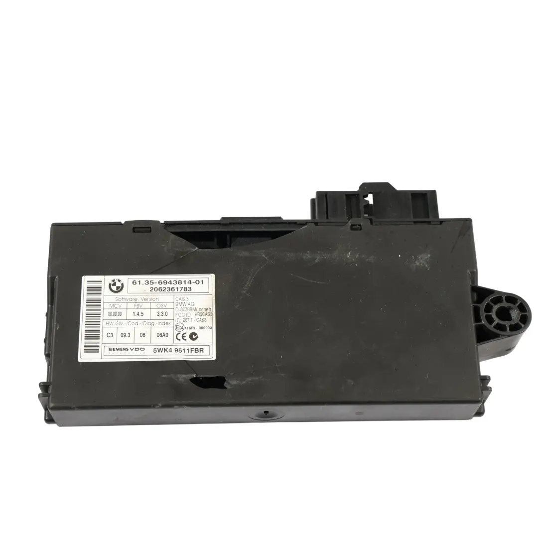 BMW E90 E91 E92 335I N54 Komputer Silnika ECU DME CAS3 Kluczyk - SKU 7568842-4 - Numer Części 7568842