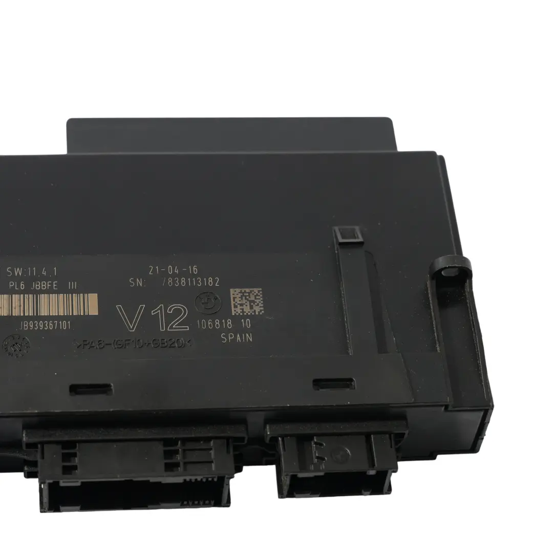 S65 Motor DME Grundsteuerungsmodul ECU PL6 JBBFE III für BMW F06 mit Teilenummer 7838113 BMW F06 S65 Motor DME Grundsteuerungsmodul ECU PL6 JBBFE III - SKU 7838113 - Teilenummer 7838113