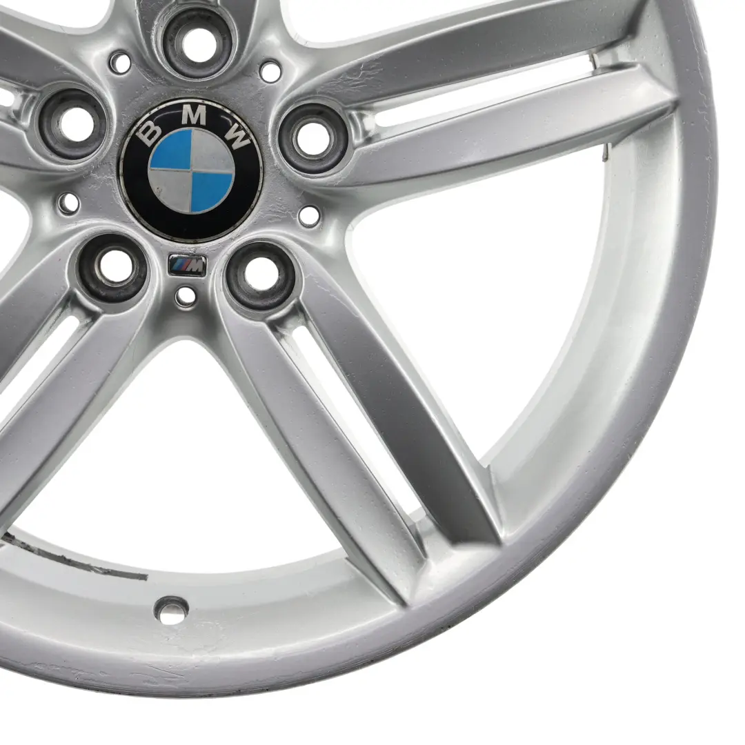 BMW E81 E87 Llanta Aleación Trasera Plata 18" 8,5J ET:52 Doble Radio 208 - SKU 7839305-7 - Número de pieza 7839305