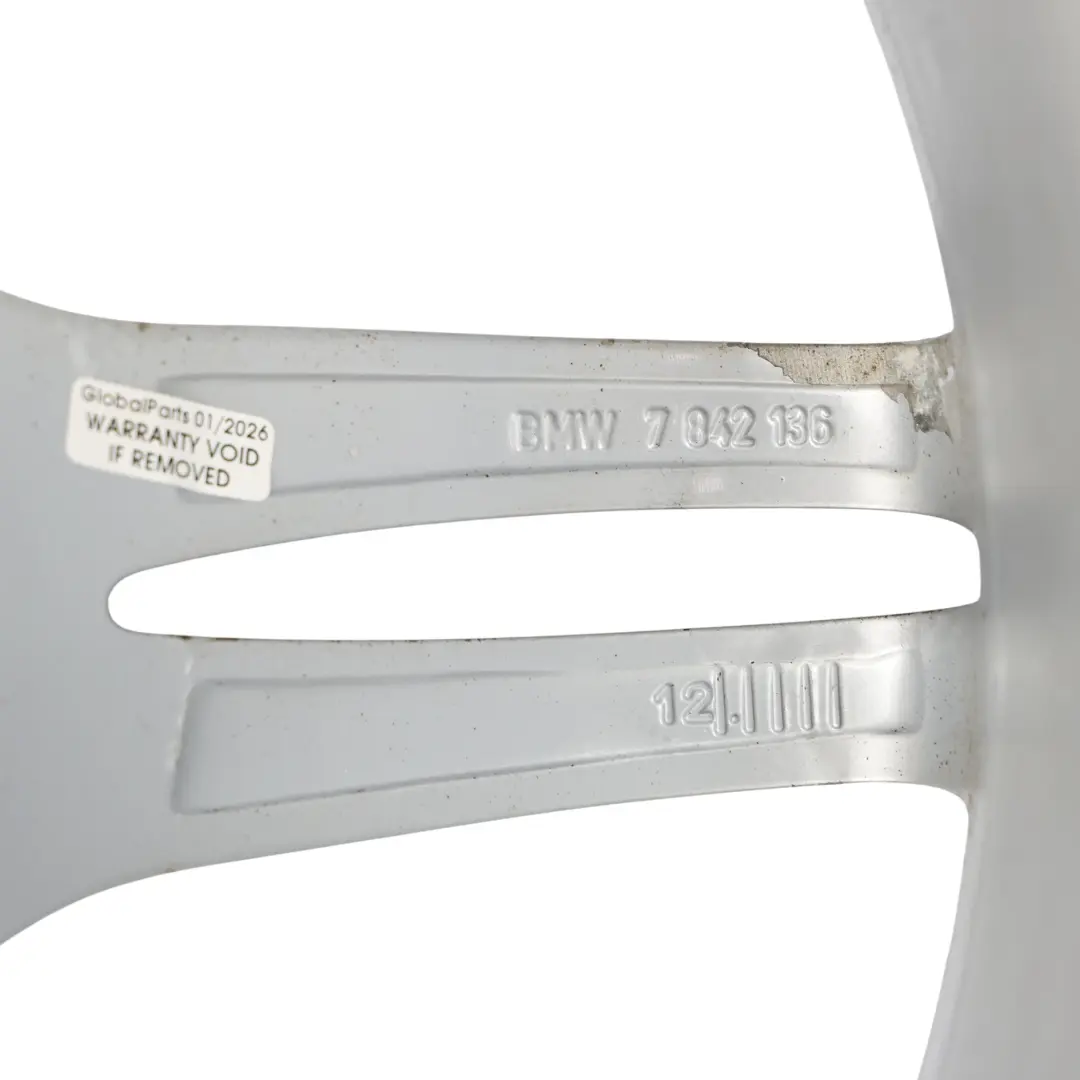 BMW Z4 E89 M Pakiet Tylna Srebrna Felga Aluminiowa 19" 9J ET:40 326 - SKU 7842136-1 - Numer Części 7842136