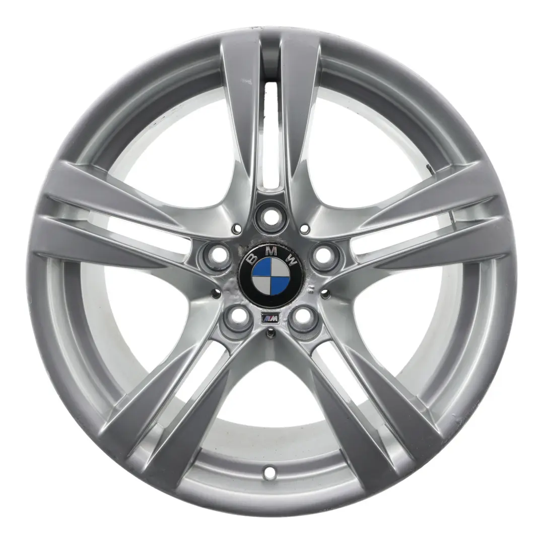 BMW E90 E91 E92 Silber Hinten Felge Alufelge 18" M Doppelspeiche 355 9J ET:41 - SKU 7842637-1 - Teilenummer 7842637