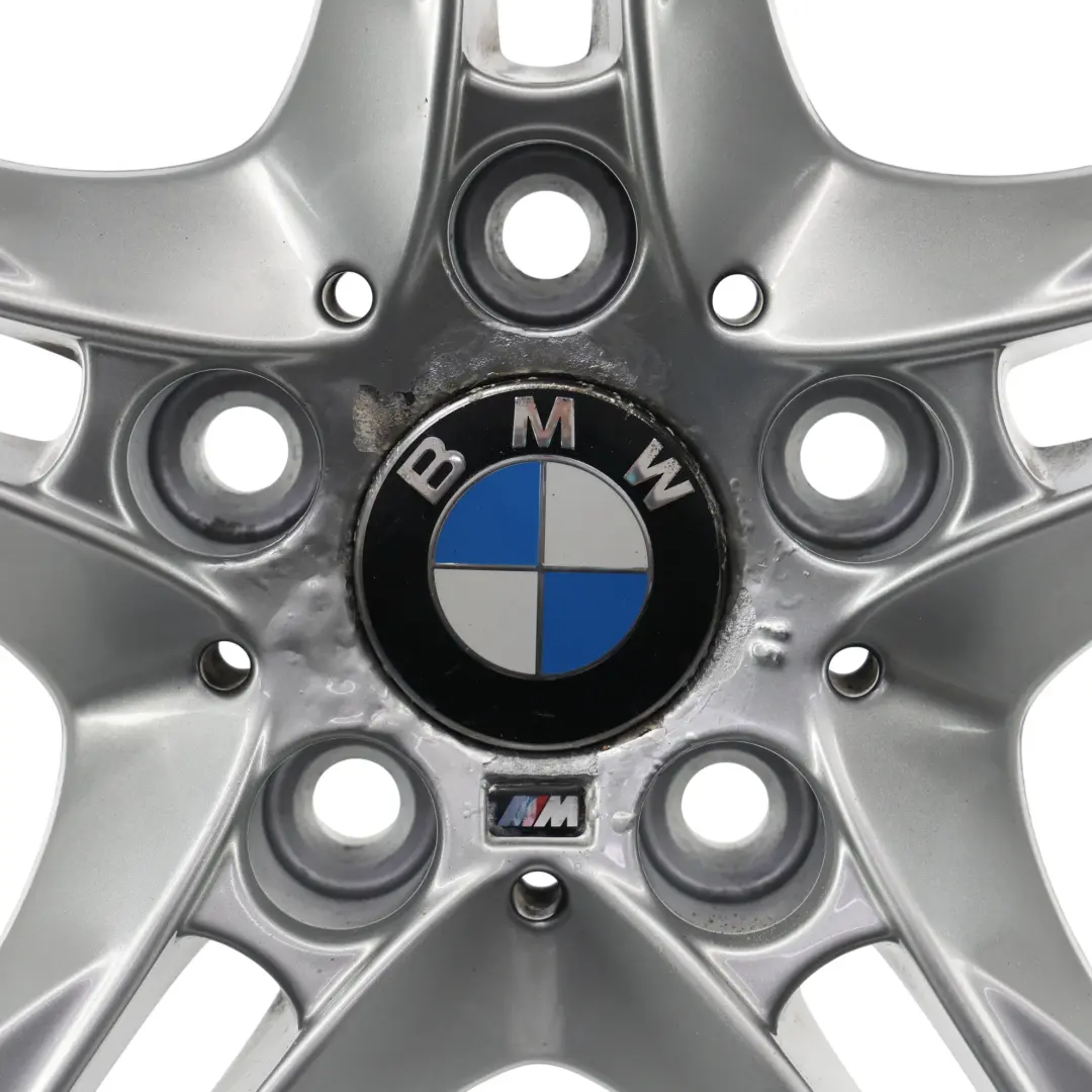 Silber Hinten Felge Alufelge 18" M Doppelspeiche 355 9J ET:41 für BMW E90 E91 E92 mit Teilenummer 7842637 BMW E90 E91 E92 Silber Hinten Felge Alufelge 18" M Doppelspeiche 355 9J ET:41 - SKU 7842637-1 - Teilenummer 7842637