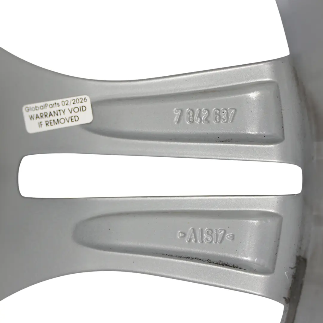 BMW X1 E84 Silver Rear Wheel Alloy Rim 18" M Double Spoke 355 9J ET:41 - SKU 7842637-3 - Part number 7842637