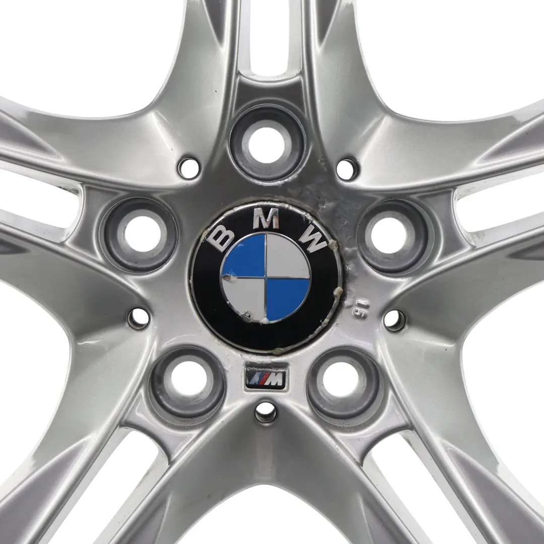 Alloy Rim 18" M Double Spoke 355 9J ET:41 to BMW X1 E84 Silver Rear Wheel with Part number 7842637 BMW X1 E84 Silver Rear Wheel Alloy Rim 18" M Double Spoke 355 9J ET:41 - SKU 7842637-3 - Part number 7842637