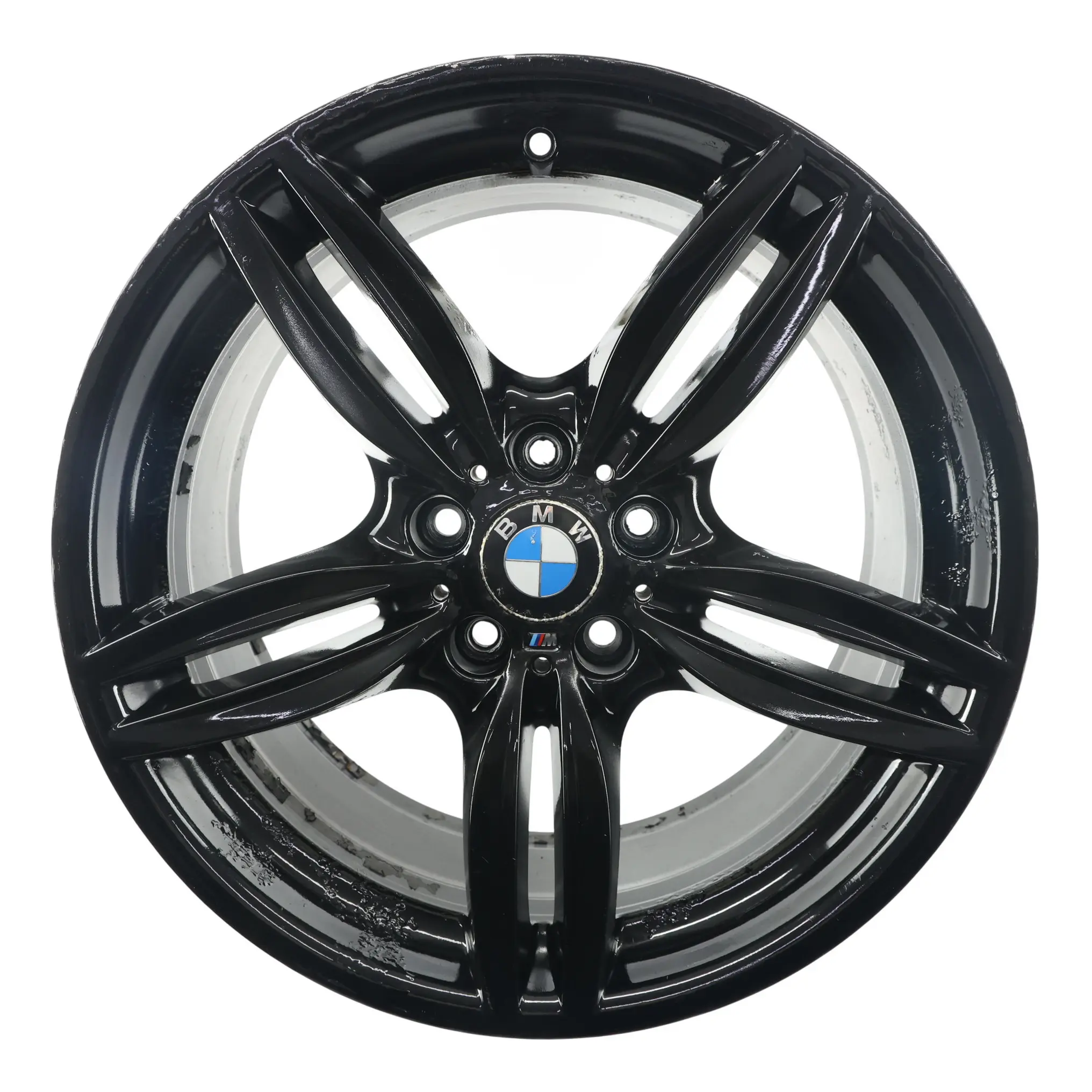 BMW F10 F12 Cerchio posteriore nero lega M Doppie razze 351 9J 19" ET:44 7842653