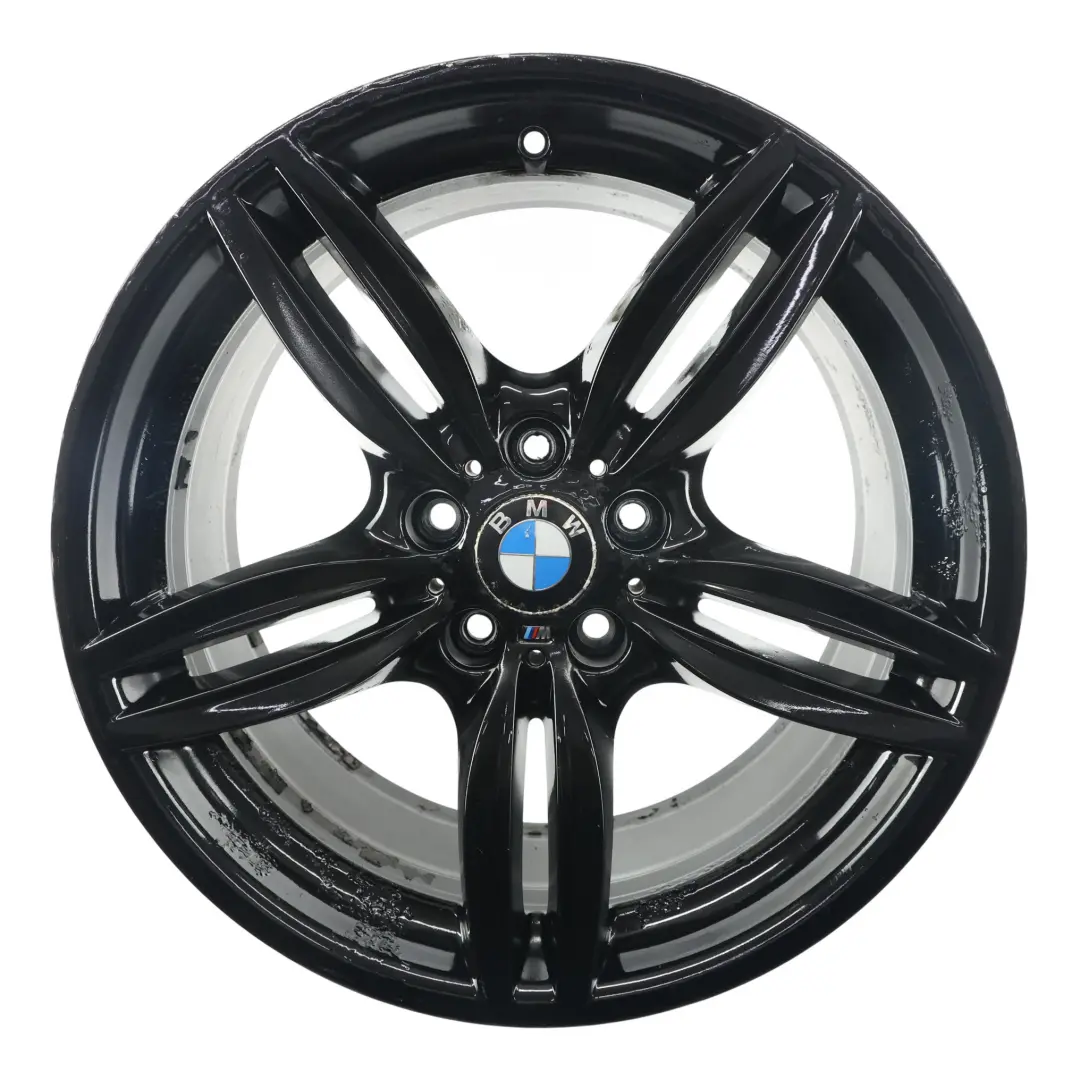 BMW F10 Noir Roue Arrière Jante Alliage M Double Rayon 351 9J 19" ET:44 - SKU 7842653-1 - Numéro de pièce 7842653