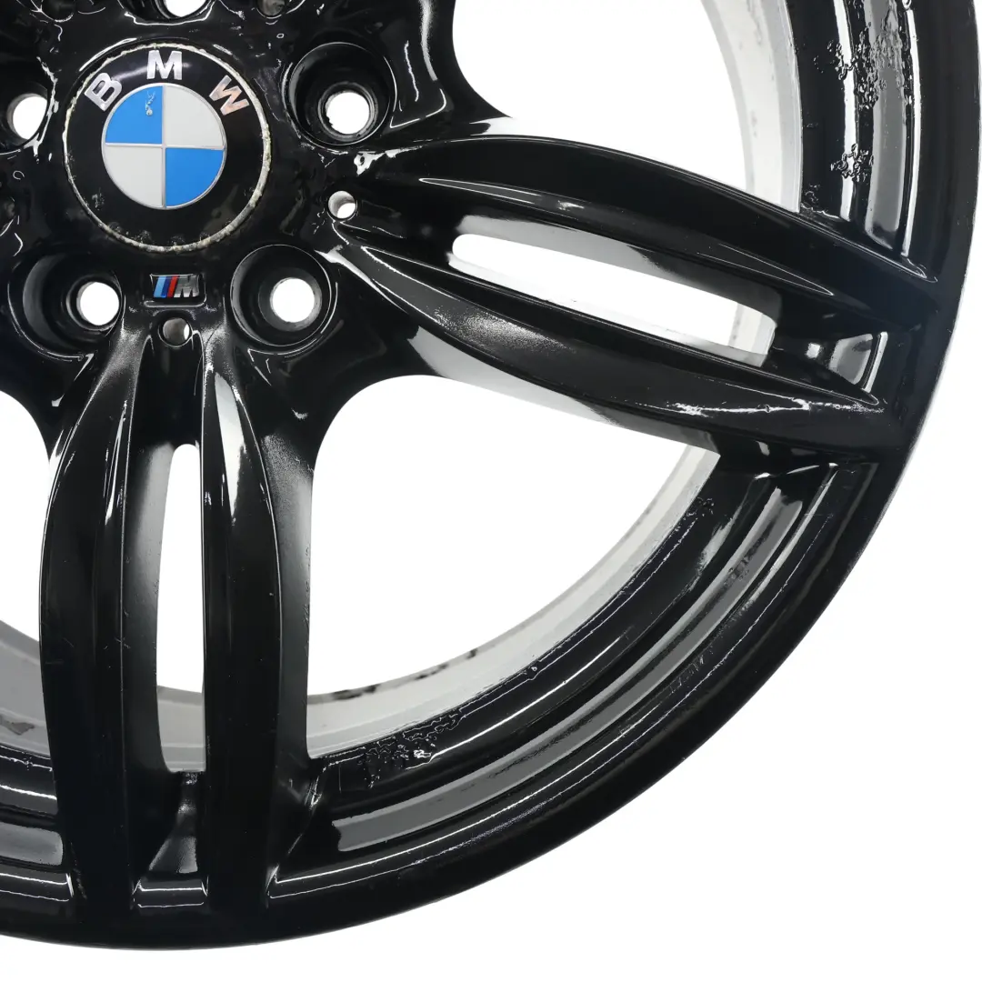 Negro llanta trasera aleación M doble radio 351 9J 19 "ET:44 para BMW F10 F12 con número de pieza 7842653 BMW F10 F12 Negro llanta trasera aleación M doble radio 351 9J 19 "ET:44 - SKU 7842653-1 - Número de pieza 7842653