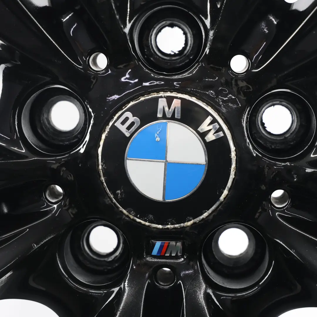 Alloy Rim M Double Spoke 351 9J 19" ET:44 to BMW F10 F12 Black Rear Wheel with Part number 7842653 BMW F10 F12 Black Rear Wheel Alloy Rim M Double Spoke 351 9J 19" ET:44 - SKU 7842653-1 - Part number 7842653