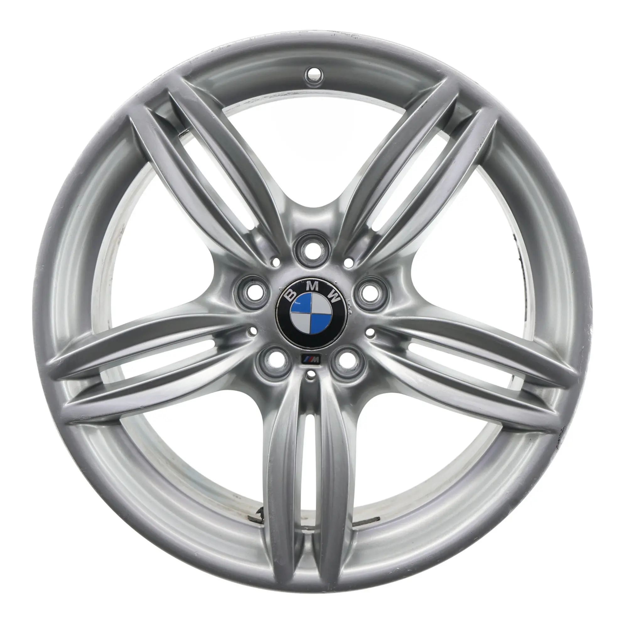 BMW F10 F12 Felge Leicht Metall Felge Hinten Silber 9J 19" ET:44 7842653