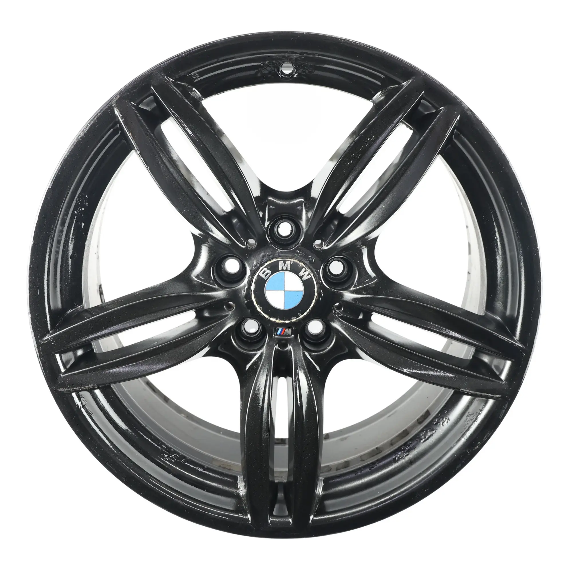 BMW F10 F12 Cerchio posteriore nero lega M Doppie razze 351 9J 19" ET:44 7842653