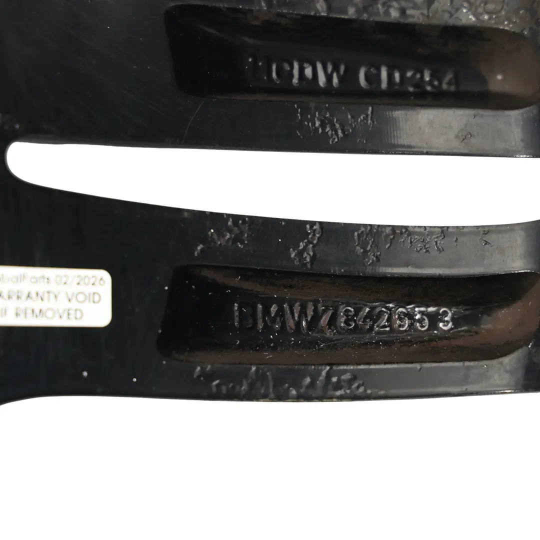 Schwarzes Hinterrad Leicht metall felge 9J 19" ET:44 für BMW F10 F12 mit Teilenummer 7842653 BMW F10 F12 Schwarzes Hinterrad Leicht metall felge 9J 19" ET:44 - SKU 7842653-2 - Teilenummer 7842653