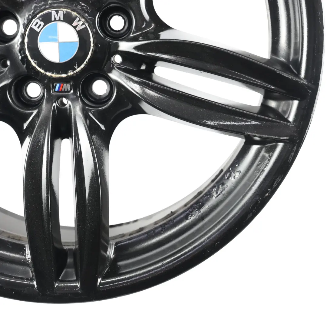 BMW F10 F12 Cerchio posteriore nero lega M Doppie razze 351 9J 19" ET:44 - SKU 7842653-2 - Numero di parte 7842653