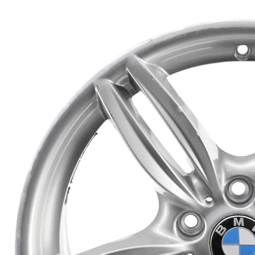 BMW F10 F12 Silver Rear Wheel Alloy Rim M Double Spoke 351 9J 19" ET:44 - SKU 7842653-3 - Part number 7842653