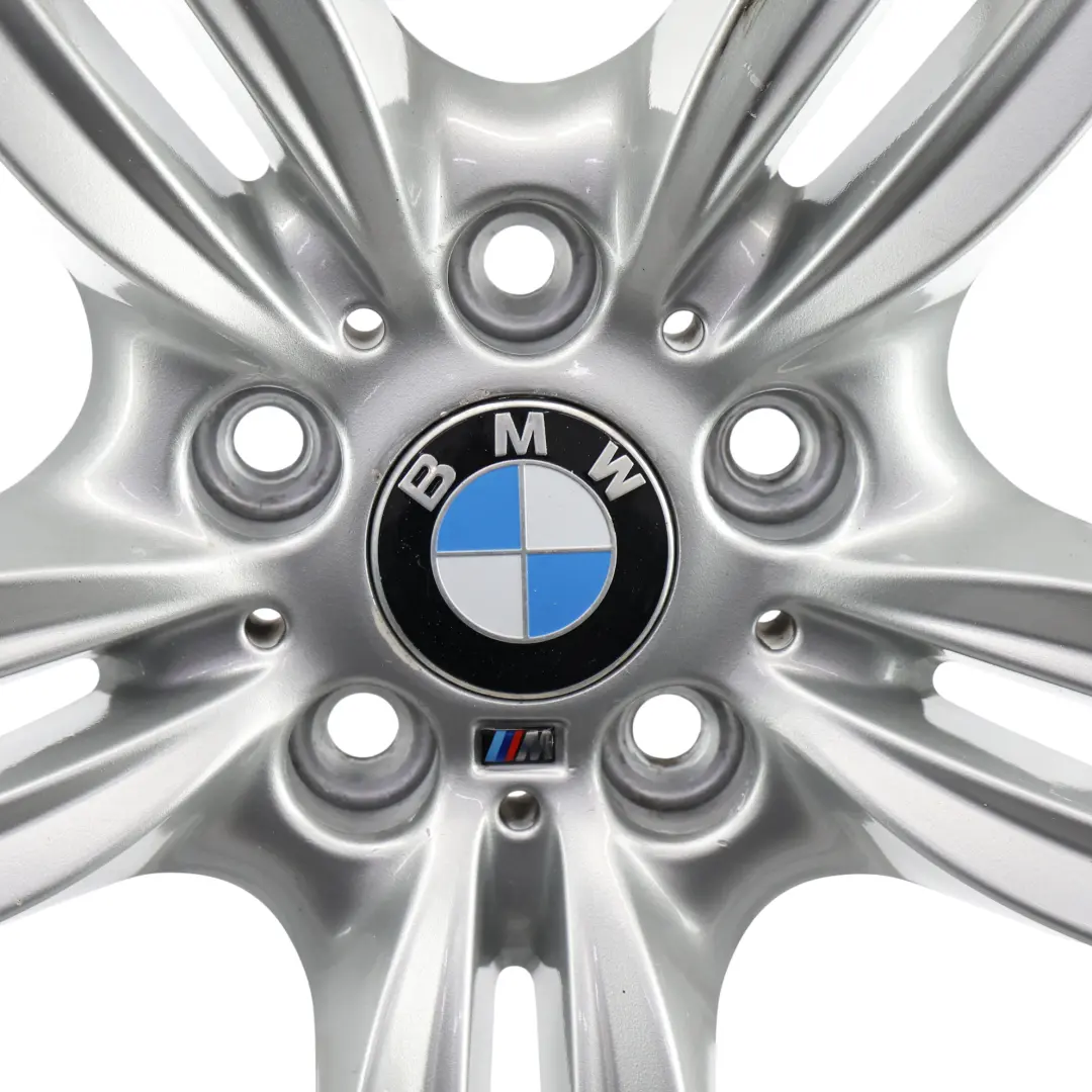 Alloy Rim M Double Spoke 351 9J 19" ET:44 to BMW F10 F12 Silver Rear Wheel with Part number 7842653 BMW F10 F12 Silver Rear Wheel Alloy Rim M Double Spoke 351 9J 19" ET:44 - SKU 7842653-3 - Part number 7842653