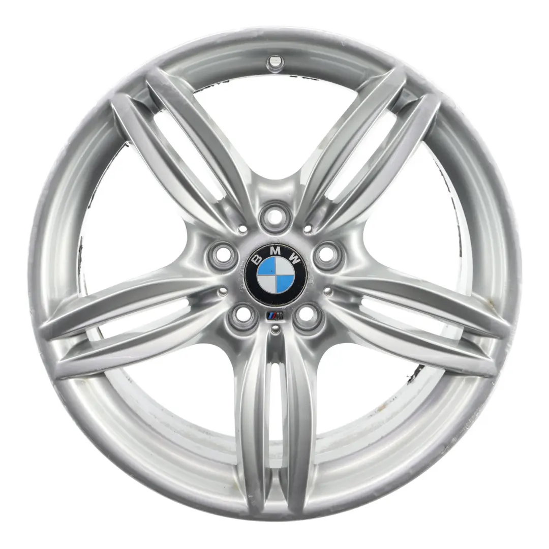 BMW F10 F12 Rear Wheel Alloy Rim M Double Spoke 351 Silver 9J 19" ET:44 - SKU 7842653-7 - Part number 7842653
